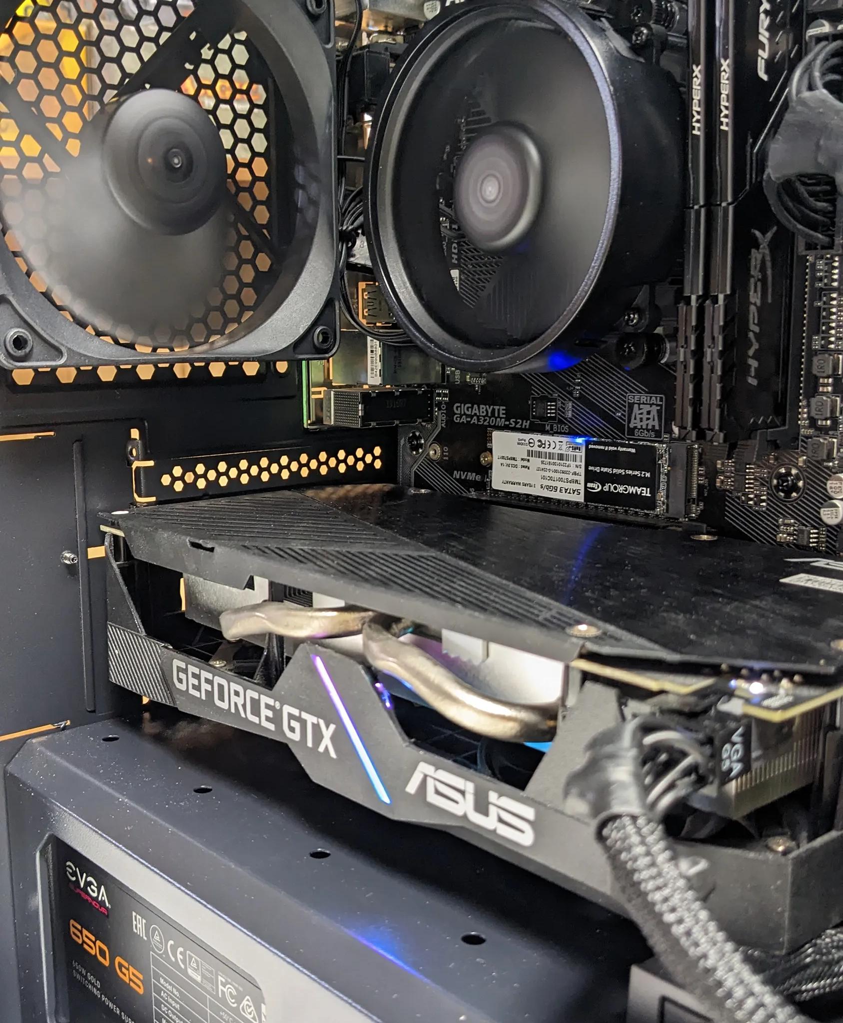AMD Ryzen 2600 & GTX 1660 Super - Windows 10 Included - Powerful WiFi Desktop Computer -