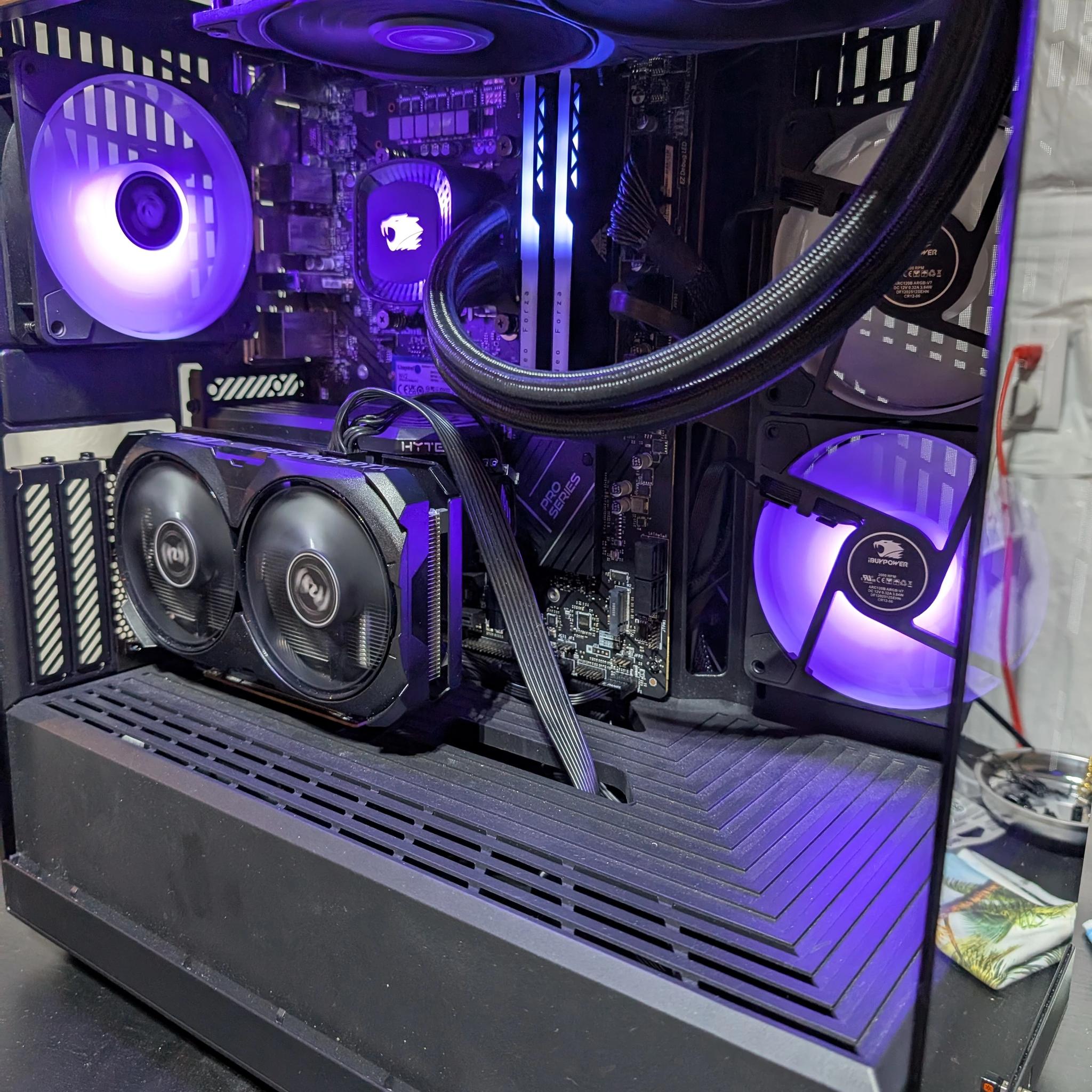 iBUYPOWER RGB PC- i7 13700K | RTX 4060ti 16GB | 32GB DDR5 | 2TB SSD | AIO + 6 Fans | HYTE Y40 Case