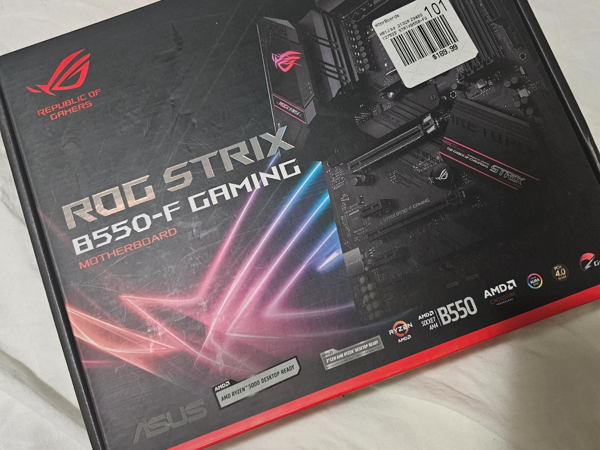 *PERFECT CONDITION* Asus B550-F Motherboard