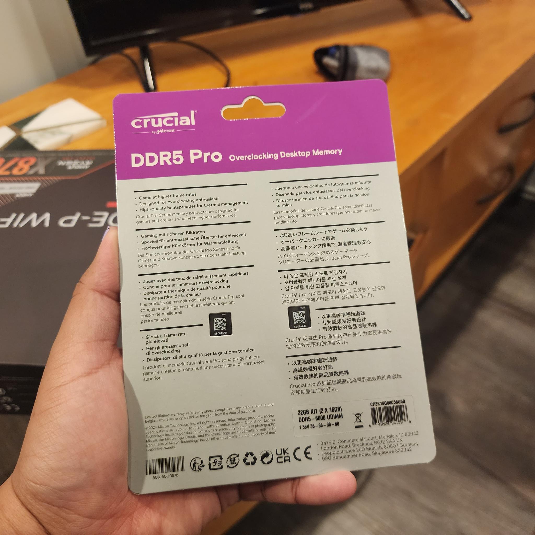 MSI x870e-P + 32GB RAM