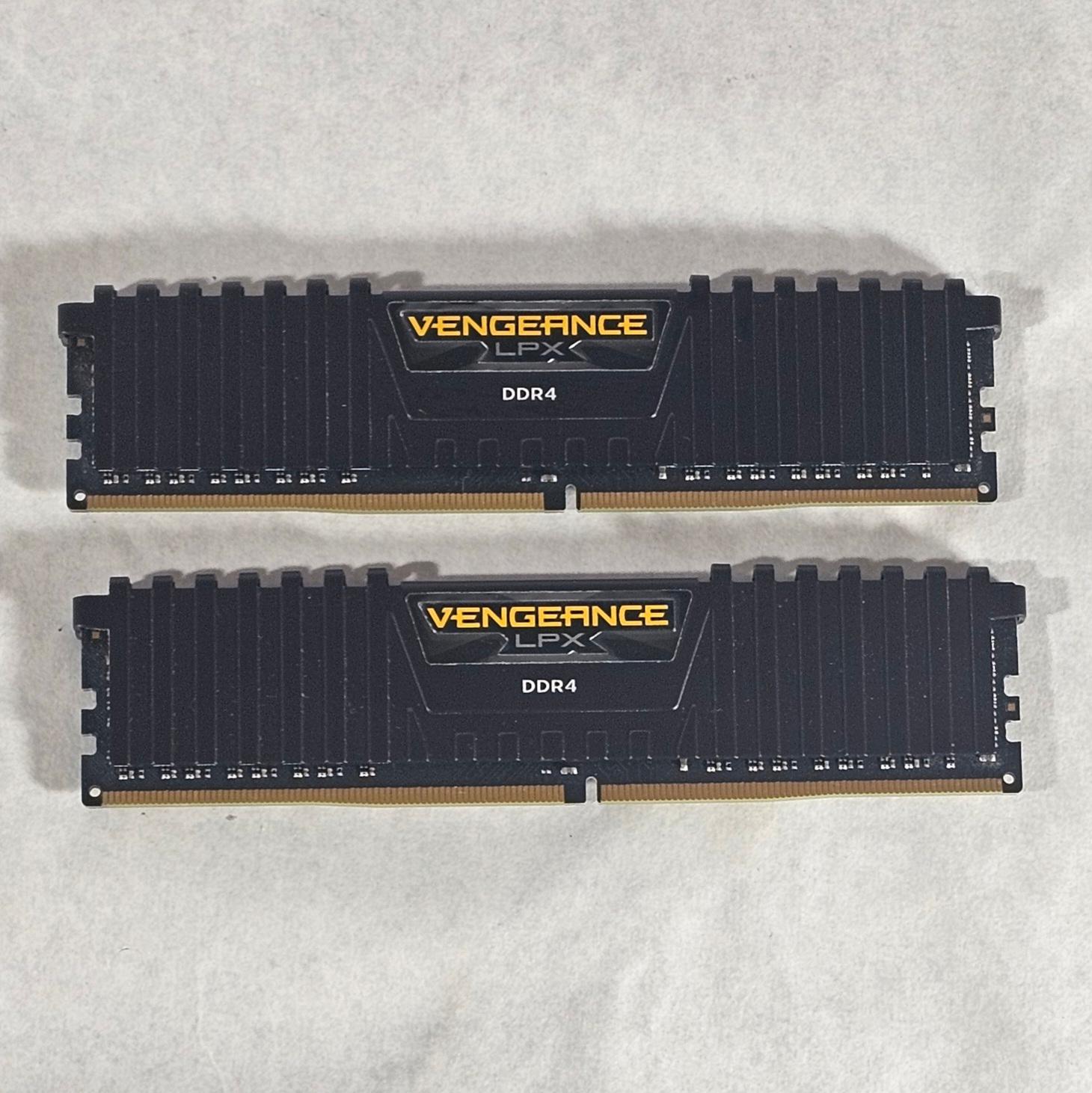 16GB DDR4 (2x8GB) CL16 3200MHz Black Corsair Vengeance
