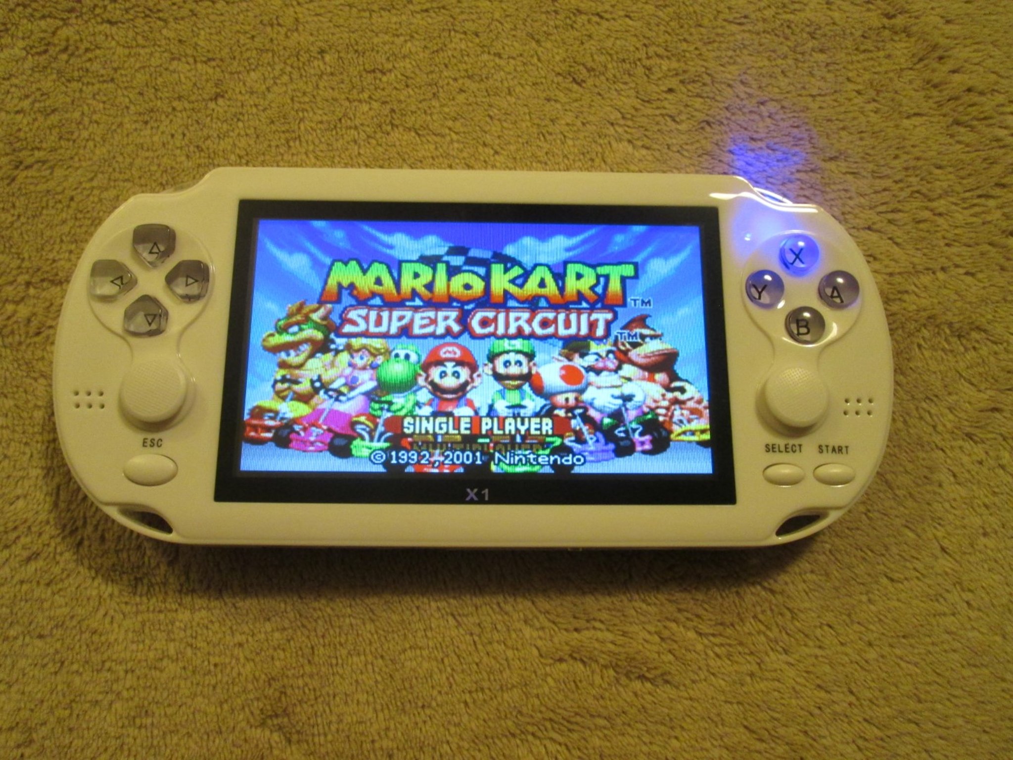 Retro Game Console System (White) New