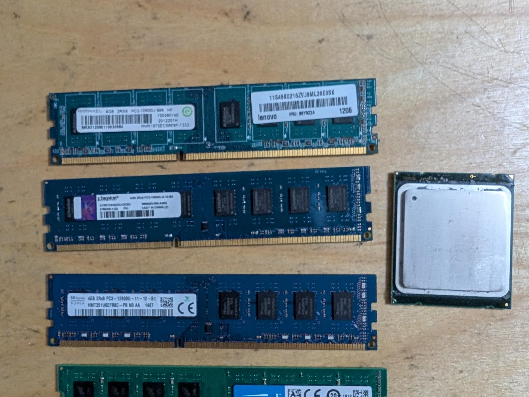 Intel Xeon 2609 + 16GB DDR3