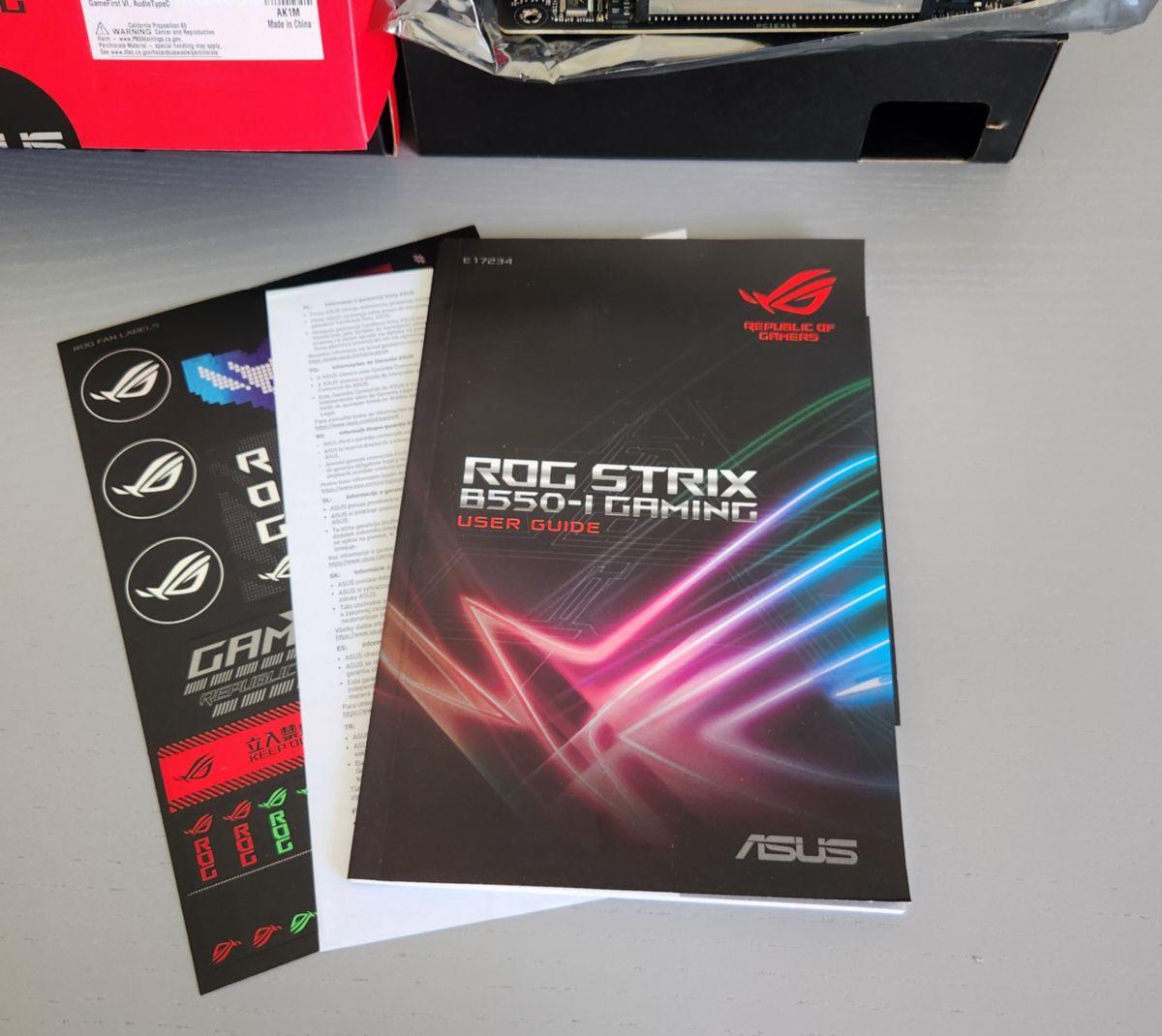 Asus ROG Strix B550-I Gaming, mITX AM4 WiFi6
