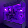 ❄️ White Aesthetic Gaming PC – RTX 3060 Ti | Ryzen 5 3600 | 16GB RAM | 1TB SSD