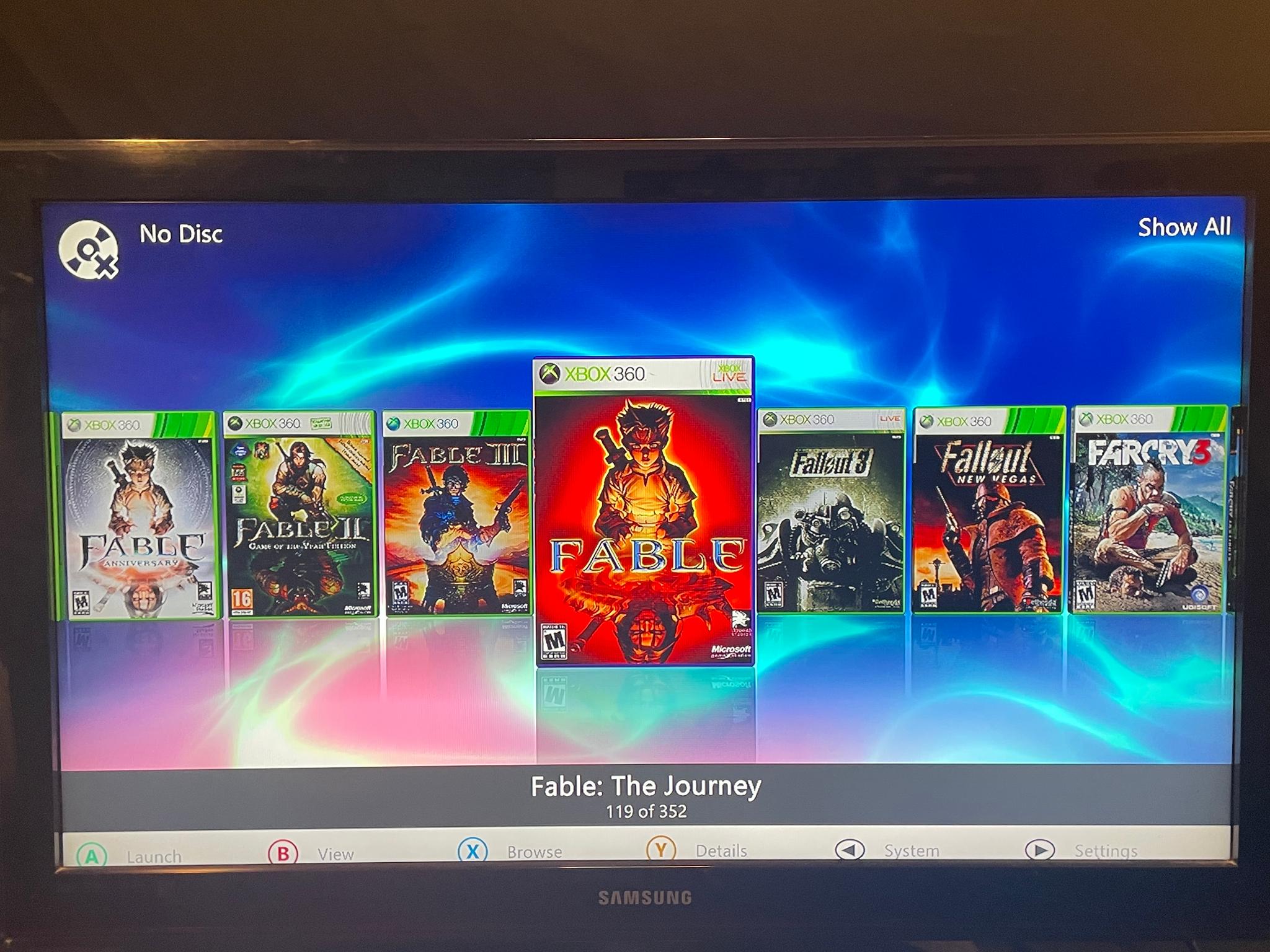 Xbox 360 500gb Internal Drive + 1TB External Drive With Accessories