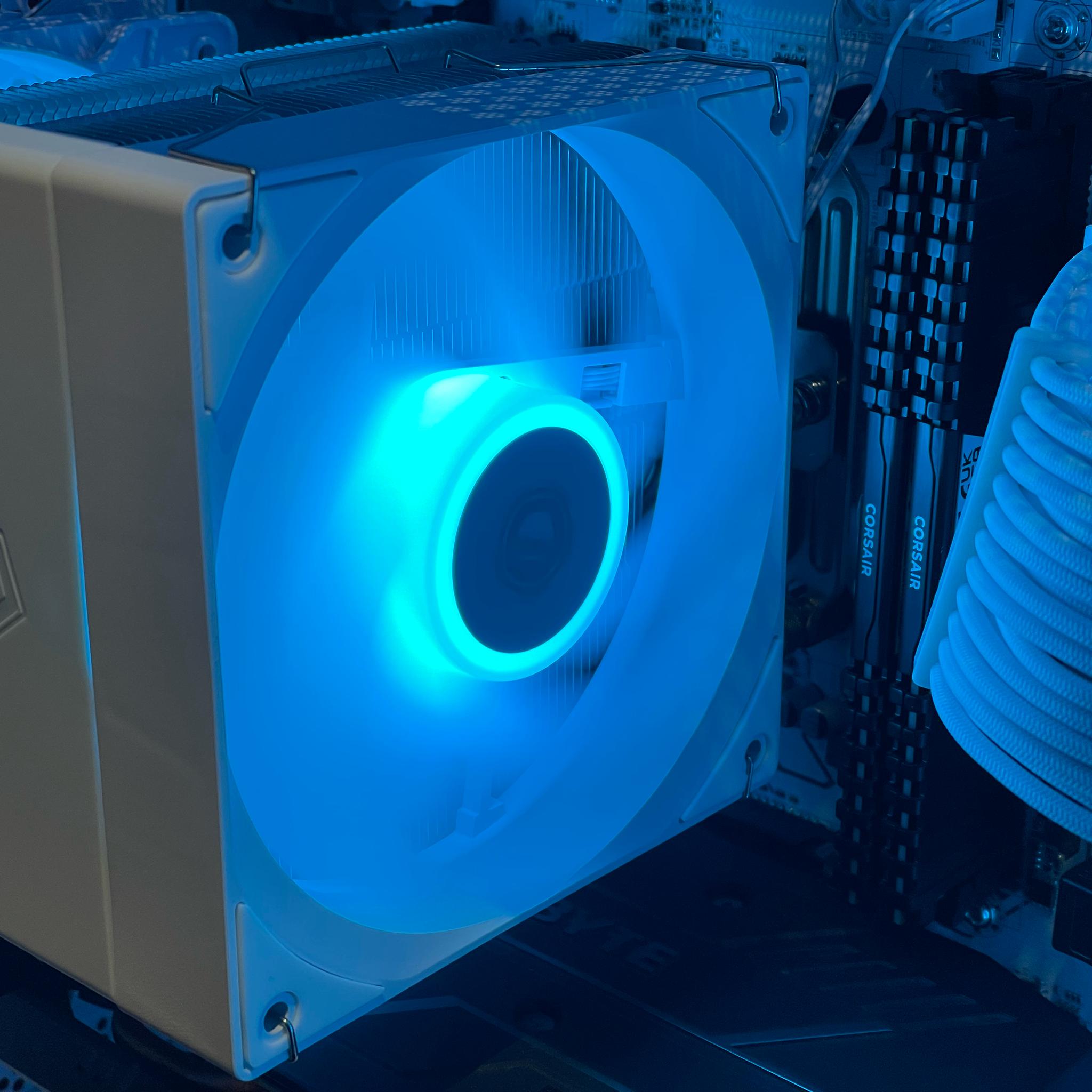 White Value Gaming PC - GTX 1660 | Ryzen 5 | 16GB DDR4 | 500 GB SSD | Win 11 Pro