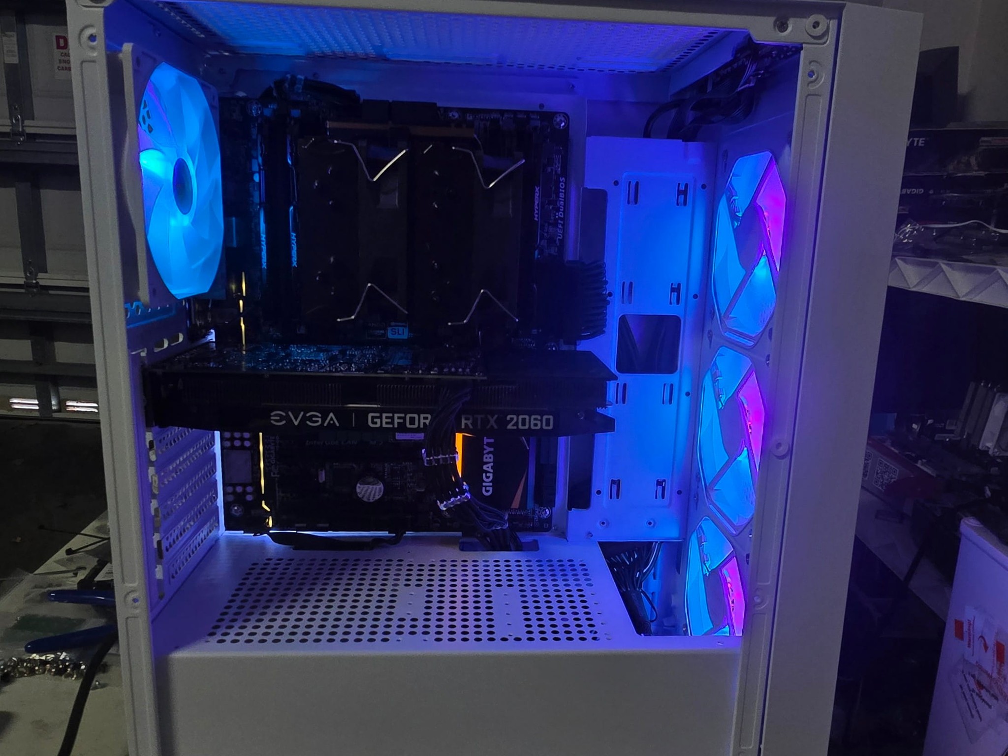 ⚪ White RTX 2060 PC – i7-5820K | 16GB DDR4 | 512GB NVMe | 1440p Capable