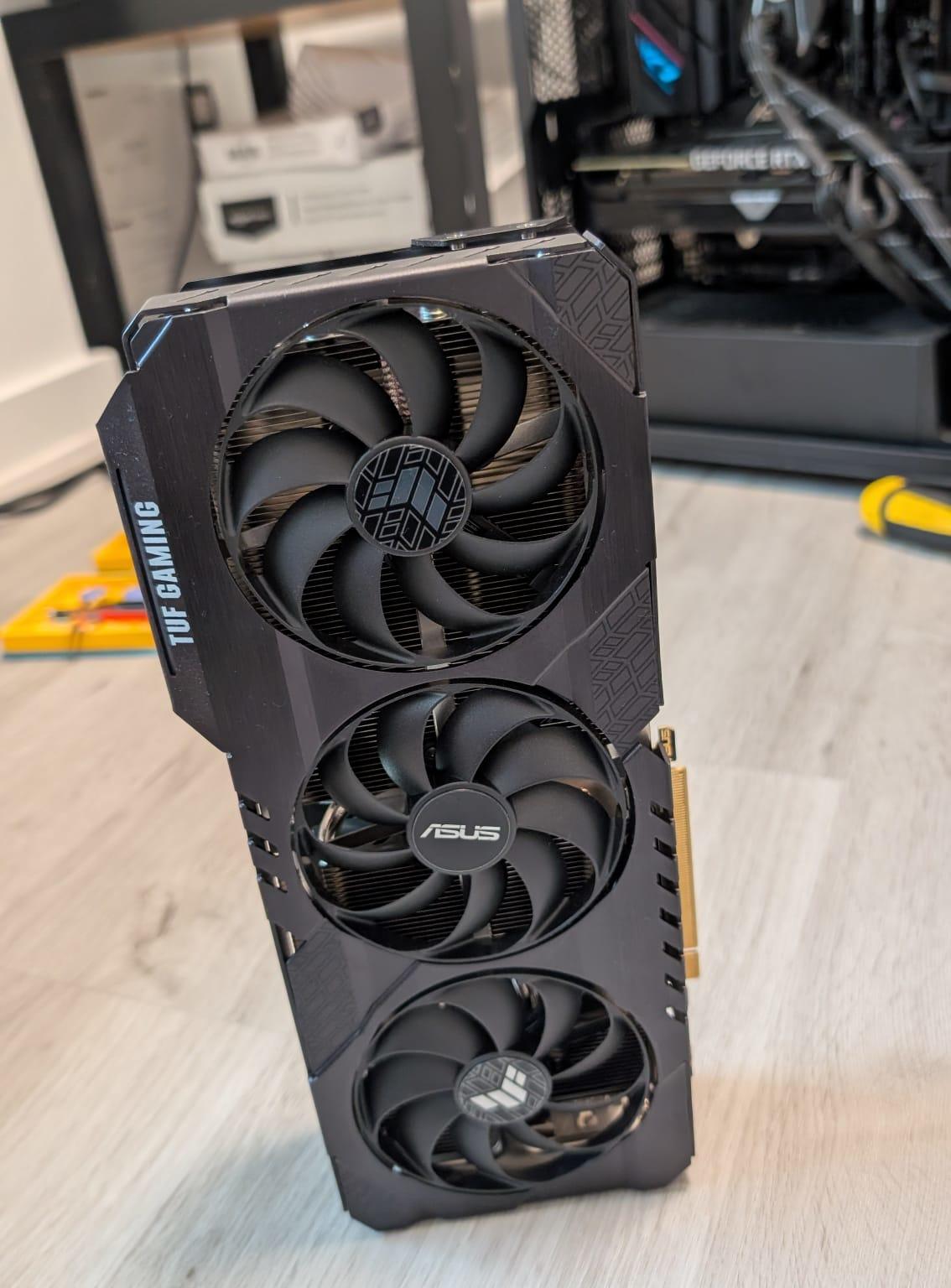 Clean and well-maintained ASUS TUF Gaming GeForce RTX 3060 12GB