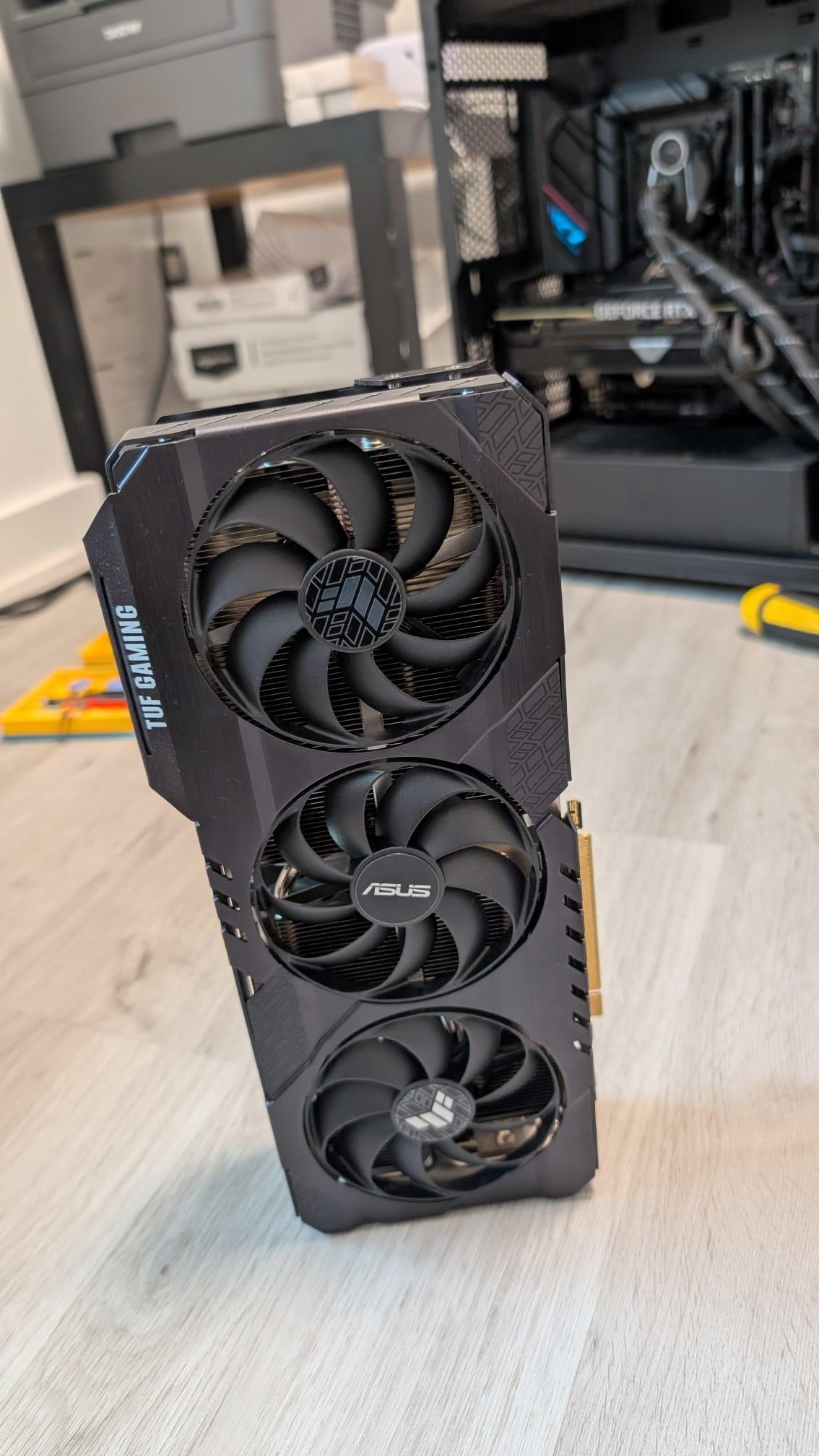 Clean and well-maintained ASUS TUF Gaming GeForce RTX 3060 12GB