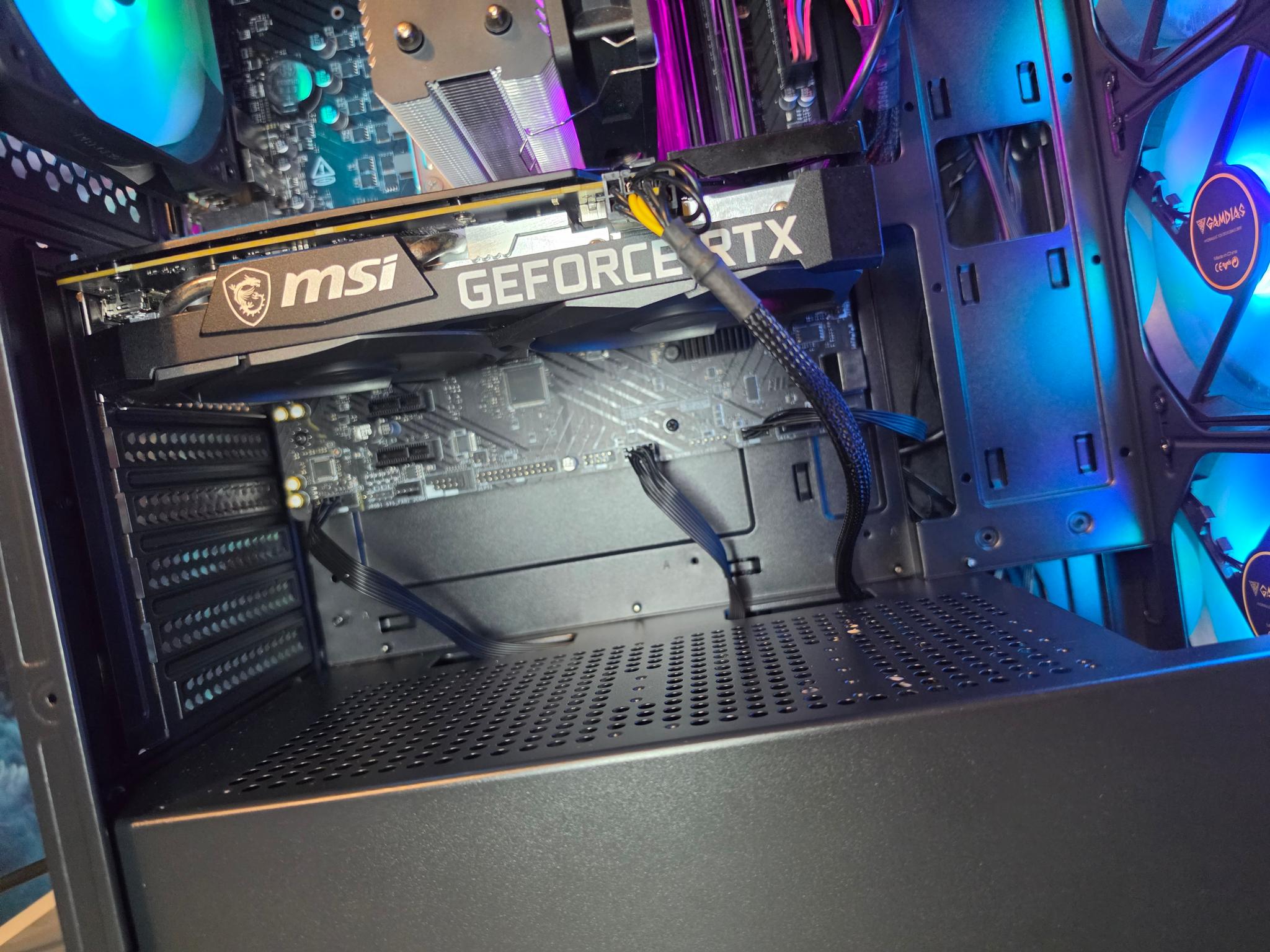 MSI RTX 3060 12GB + Intel i3 12100f PC Build #61