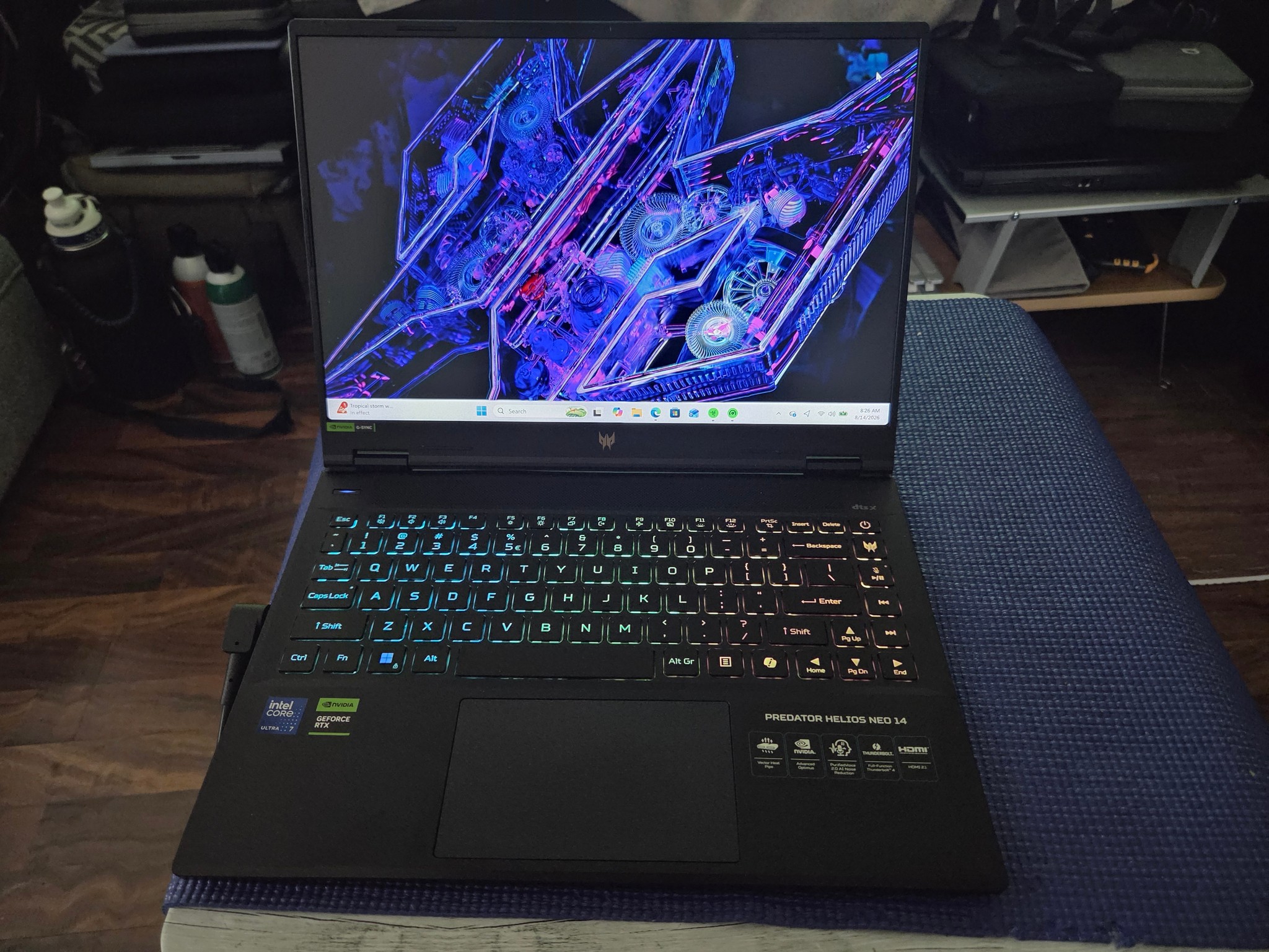 Acer Predator Helios 14.5" QHD 120Hz, Intel U7 155H, 16GB RAM, 1TB SSD, Nvidia RTX 4070 8GB