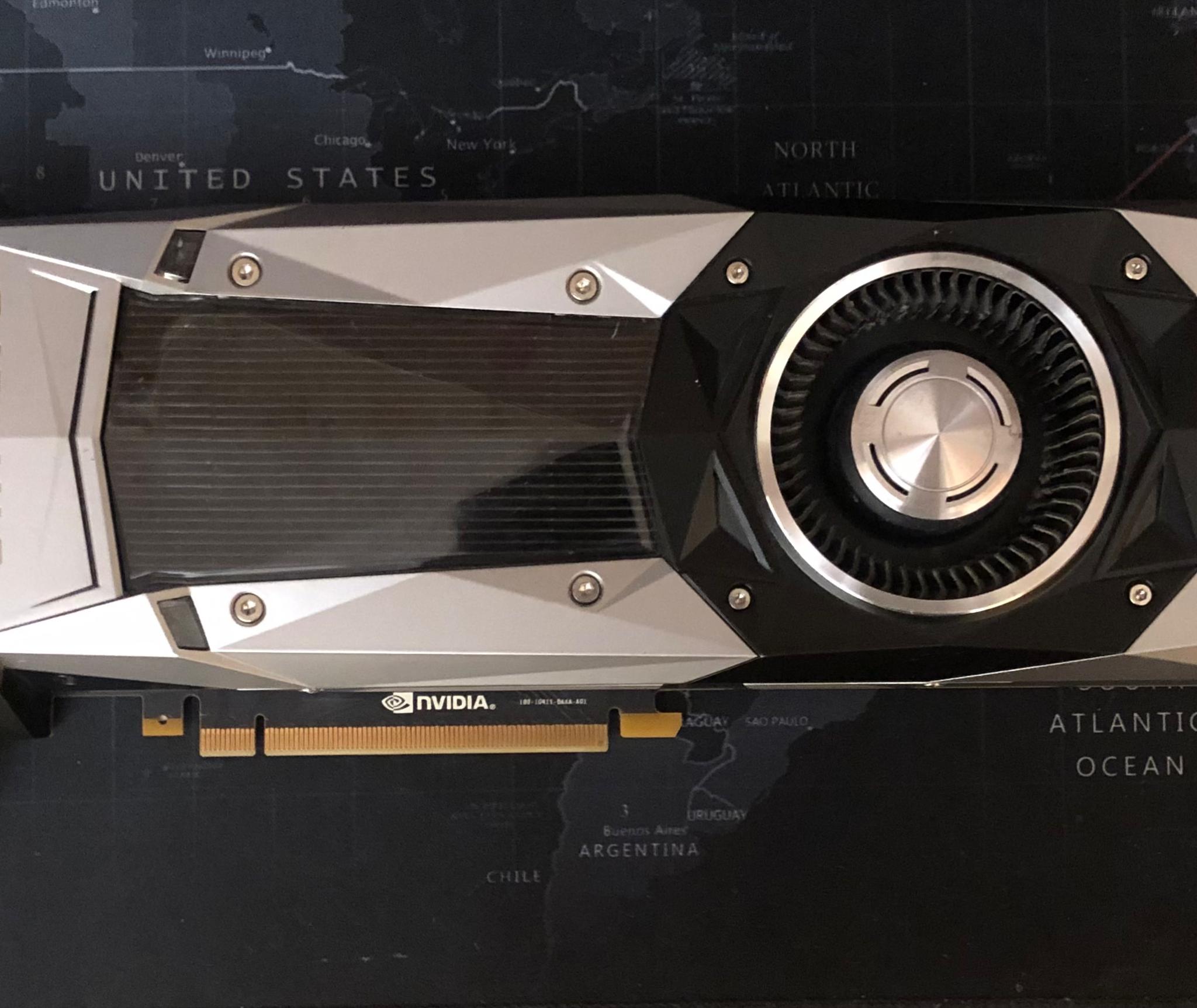 GeForce GTX 1070 8GB Founders Edition (FE) GPU