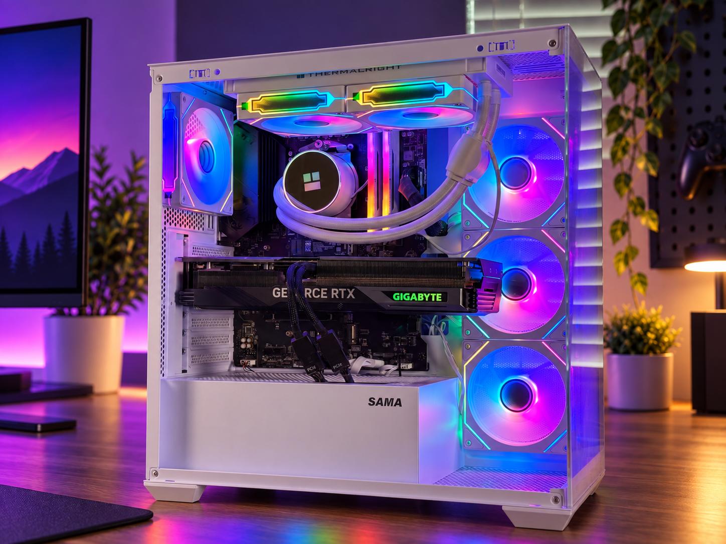🎡 VIVID Gaming PC | RTX 4070 TI 12GB | Ryzen 7 5800X3D | 32GB RAM | 2TB NVME | FREE SHIPPING