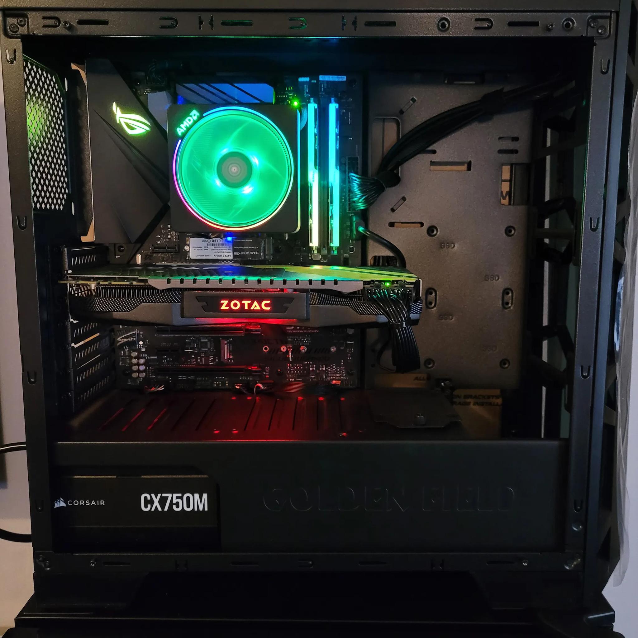 Starter/Beginner Gaming PC | AMD Ryzen 7-1700 & Zotac 1070 AMP! 8GB