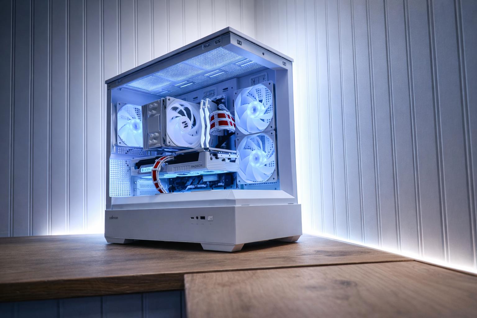 ❄️ Arctic Strike – 1440p Beast | RX 9060 XT 16GB | Ryzen 5 9600X | 4TB/16gb ddr5/650 watt psu ❄️