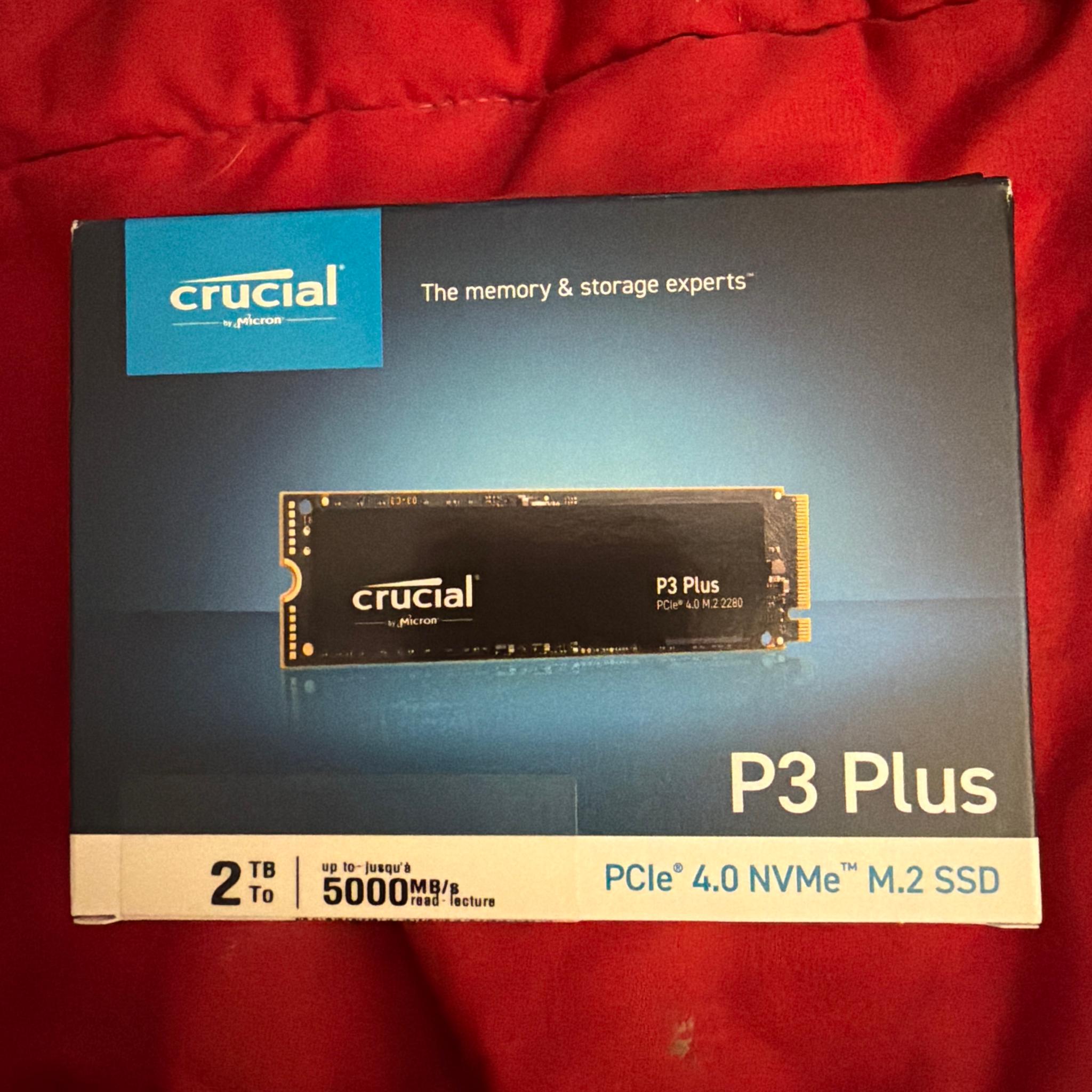 2TB Crucial P3 Plus Gen 4 SSD