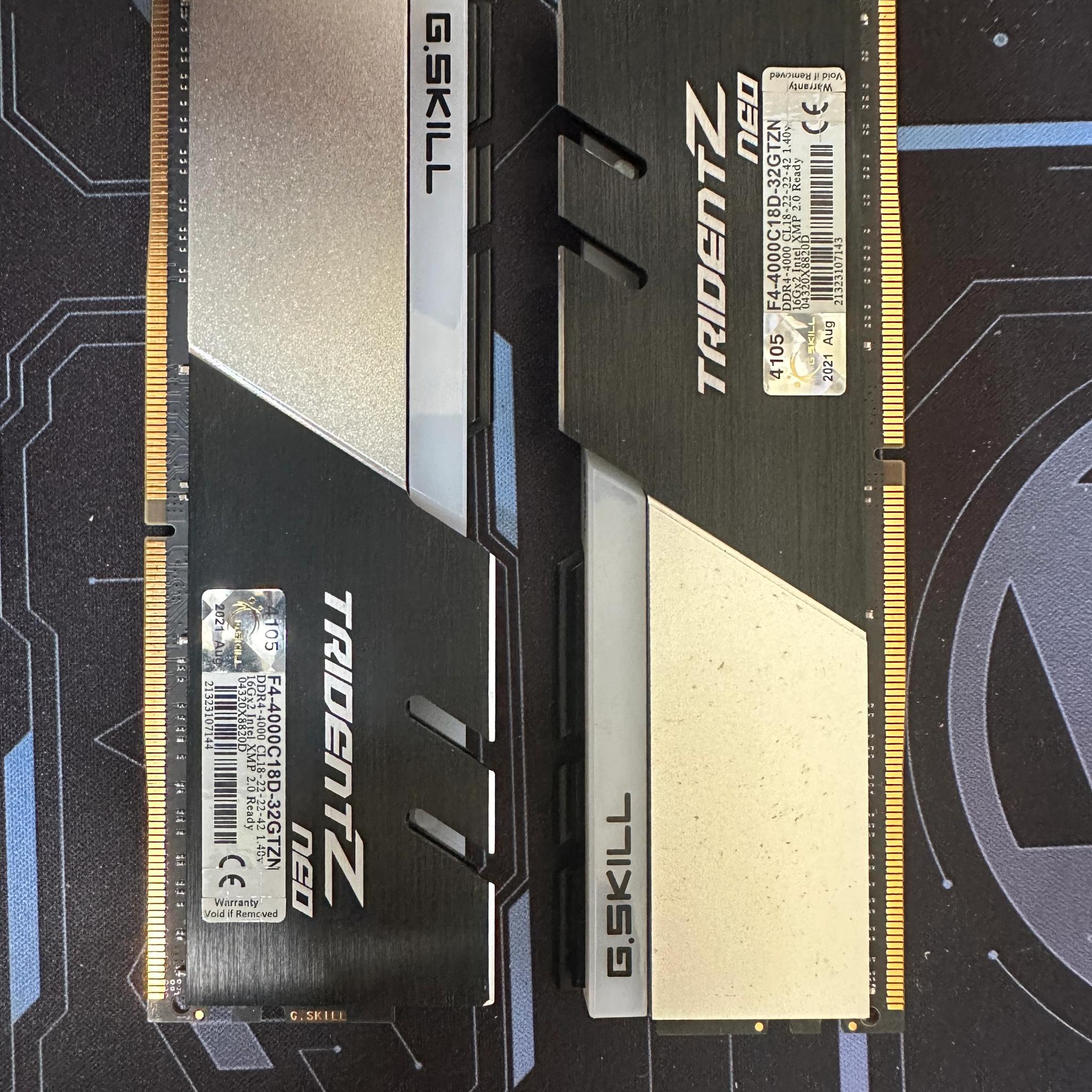 G.SKILL TridentZ NEO RGB 32GB DDR4-4000 CL18
