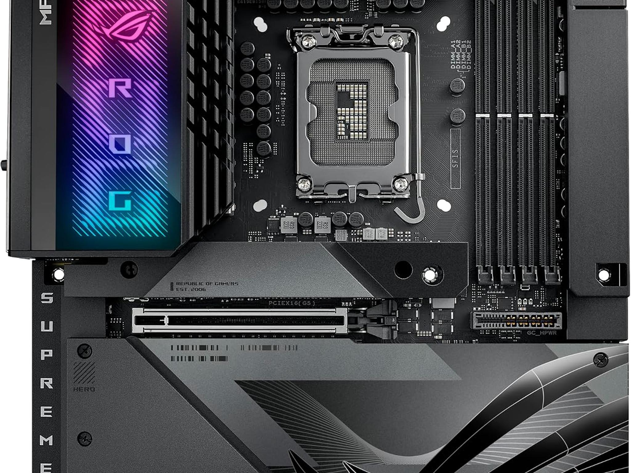 ASUS ROG MAXIMUS Z790 HERO BTF Intel Z790 LGA 1700 ATX DDR5 Desktop Motherboard