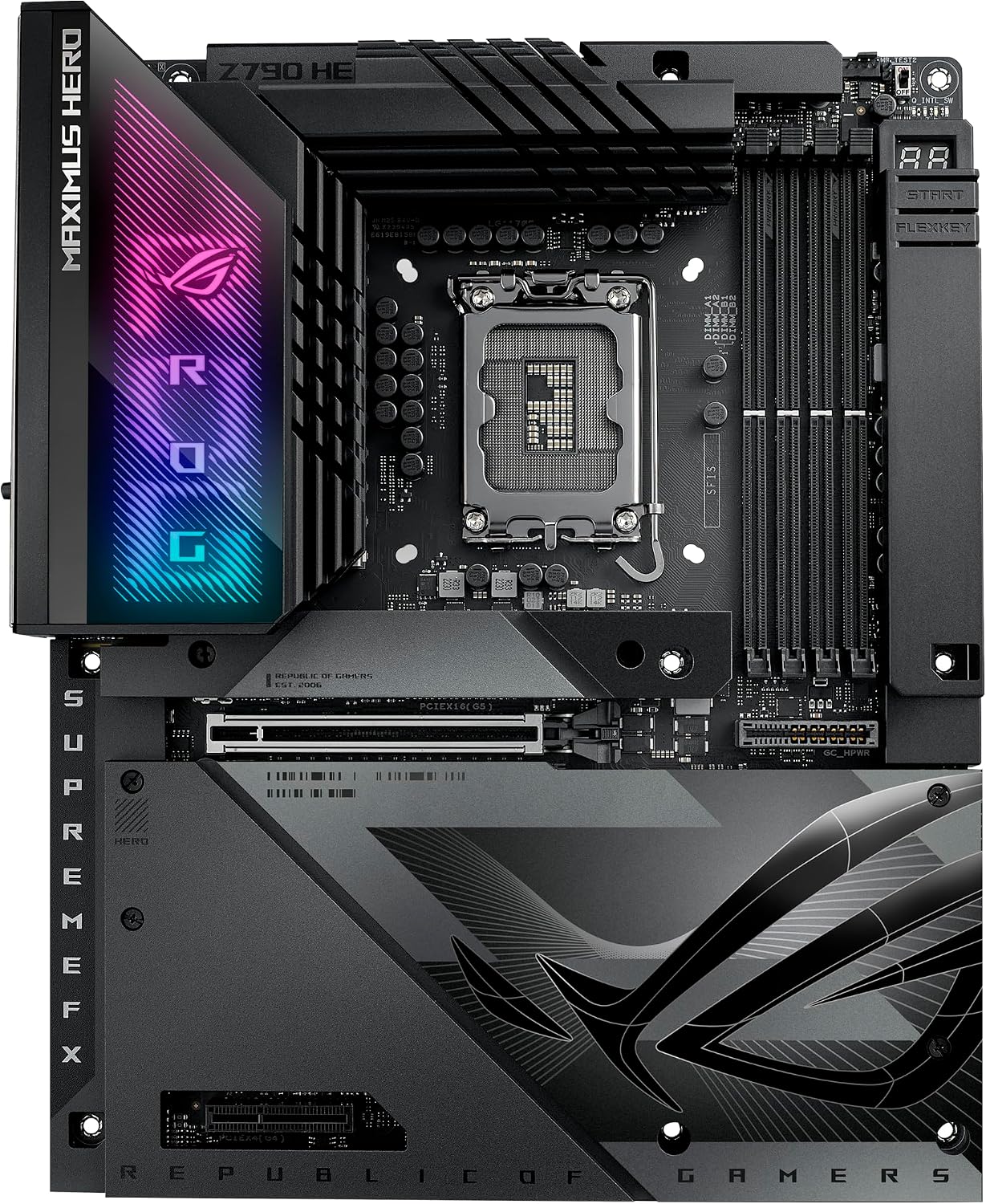 ASUS ROG MAXIMUS Z790 HERO BTF Intel Z790 LGA 1700 ATX DDR5 Desktop Motherboard
