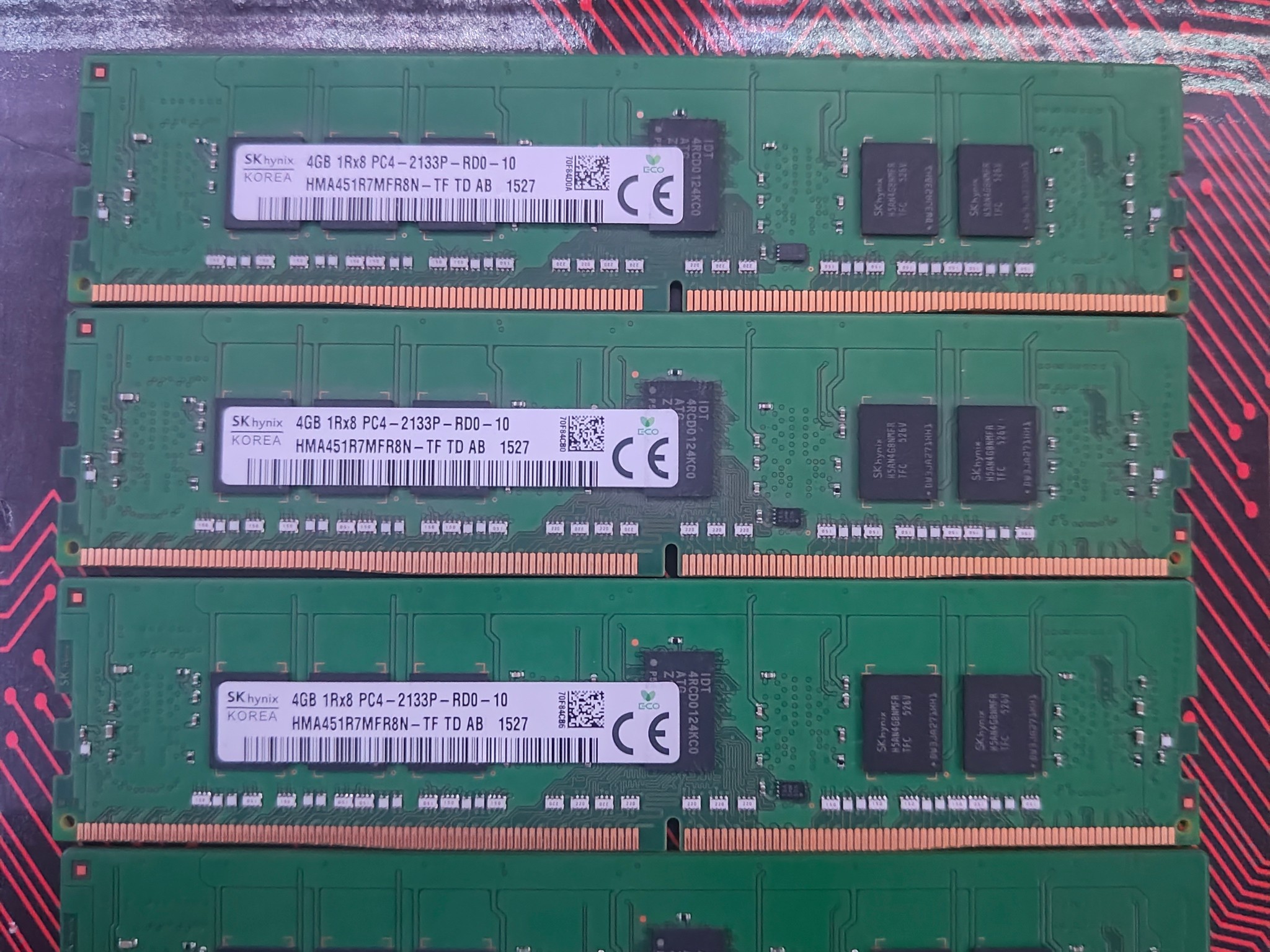 Registered dimm 4x4gb