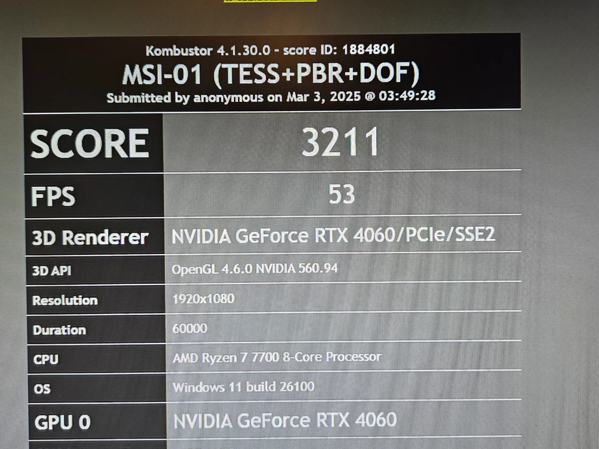 ZOTAC RTX 4060 8gb Twin Edge