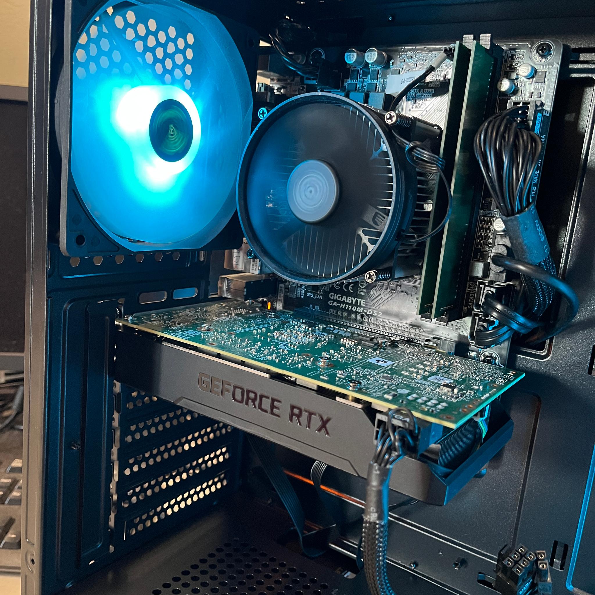 🖥️🔥NVIDIA RTX 2060 Super, Intel i5-7500, 16GB RAM, 870 GB Storage, High Performance RGB Gaming PC