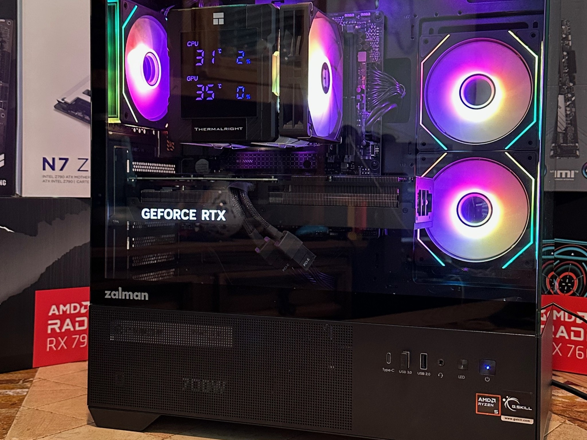 Ryzen 5 9600X / RTX 4070 Ti Super - Mid Tower Gaming PC