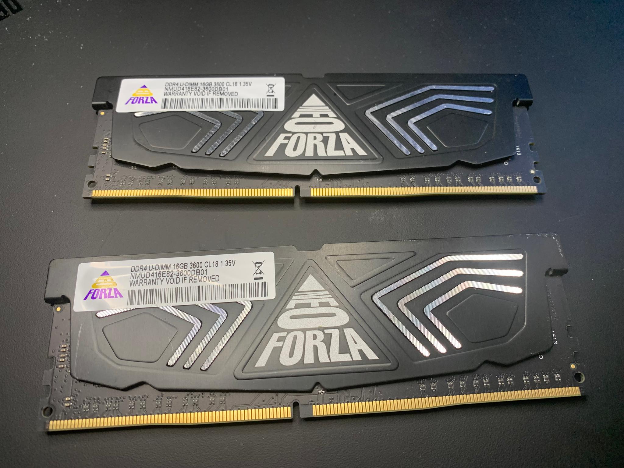 Neo Forza 32GB (16GB x 2) DDR4 Memory 3600MHz CL 18