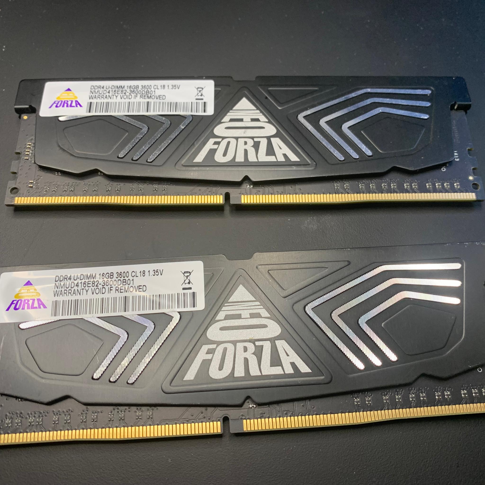 Neo Forza 32GB (16GB x 2) DDR4 Memory 3600MHz CL 18