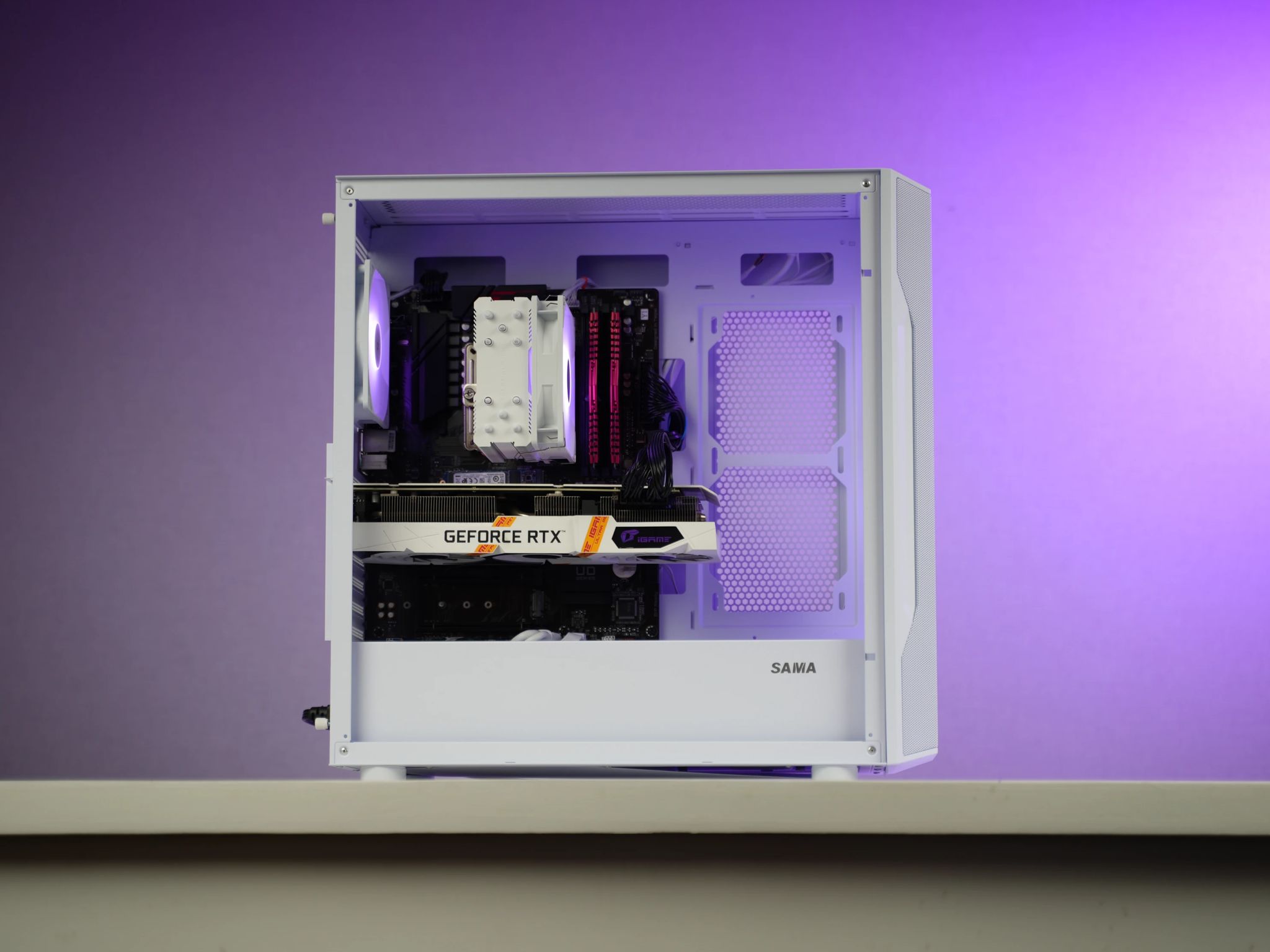 “LXFORM” RTX 3060 Ti Ryzen 5 3500X 16GB 2.3TB Windows 11 Workstation Gaming PC Powerhouse