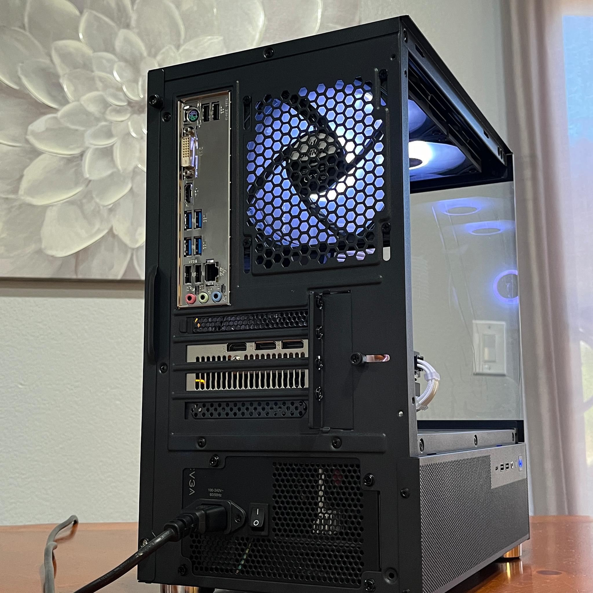 RX 580 8GB, Ryzen 7 2700X, 16GB RAM | Black RGB Gaming Computer/PC