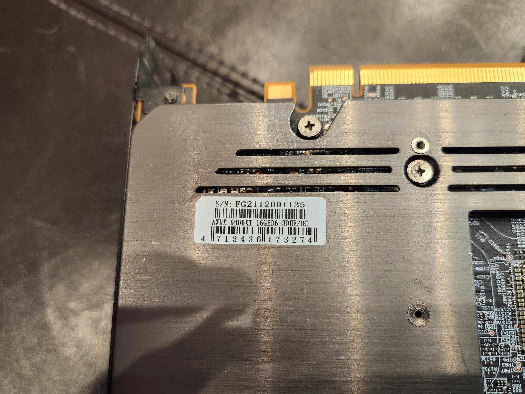 RX 6900XT 16GB (PowerColor Red Devil Ultimate) - Used/Scratched