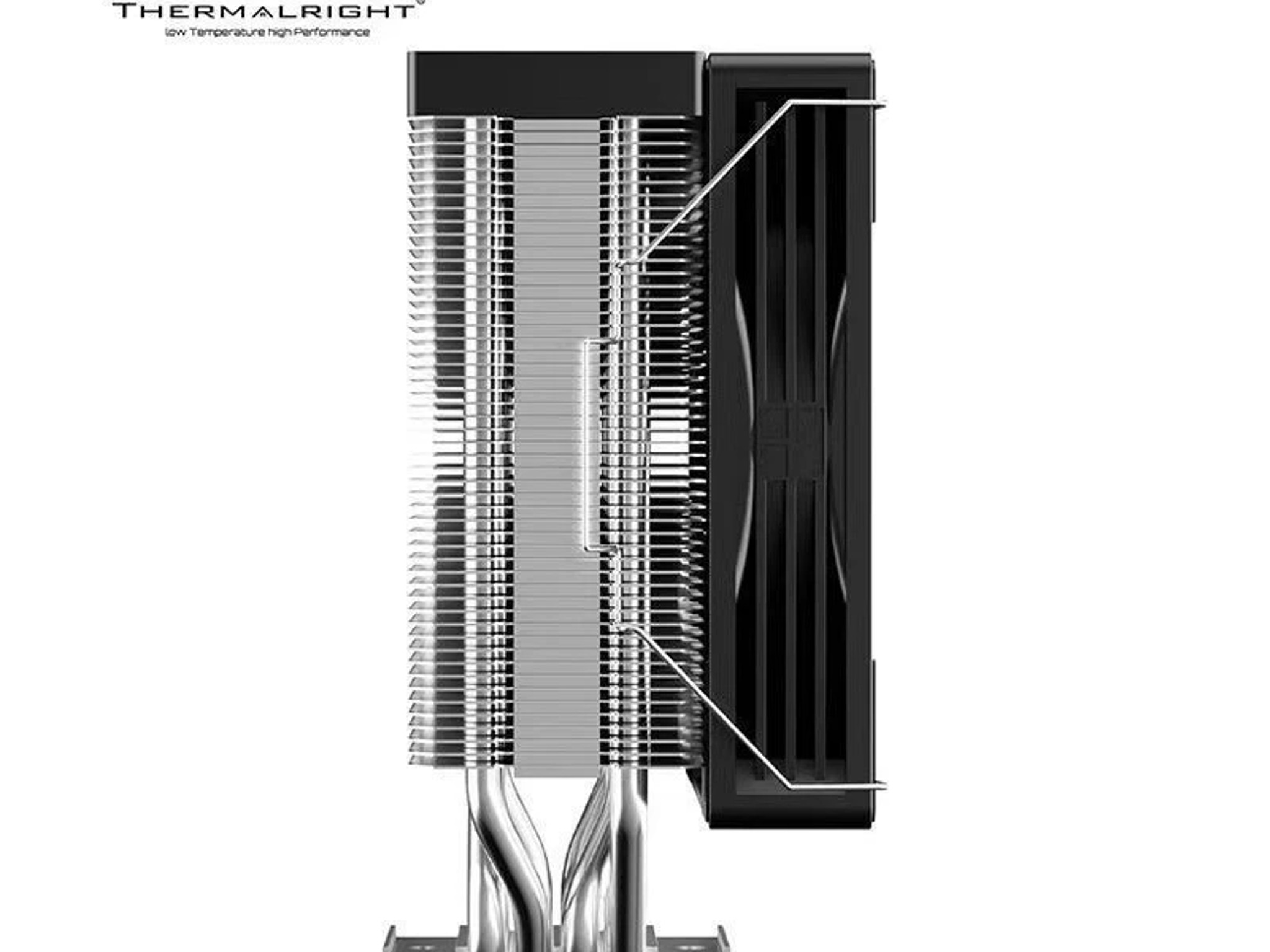 Thermalright AX120-S BLACK CPU Air Cooler AM4 AM5 4 Heat Pipes Black