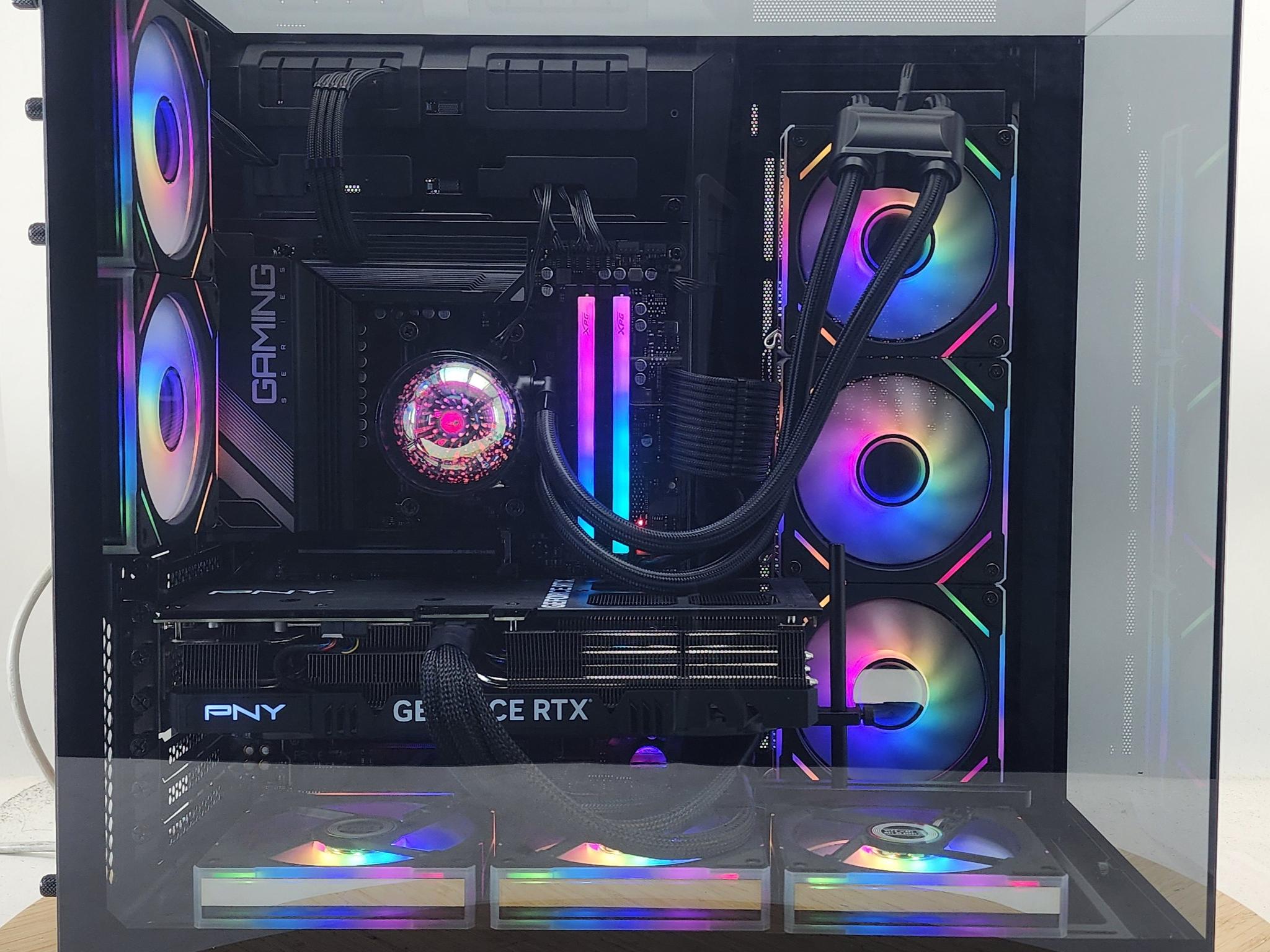 Gaming PC Ryzen 7 9700X 32GB RAM 1TB SSD RTX 4070 Ti SUPER 16GB Windows 11 Computer