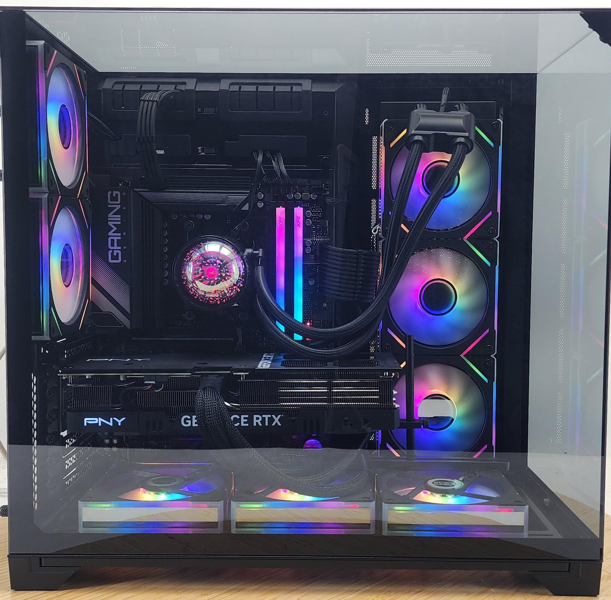 Gaming PC Ryzen 7 9700X 32GB RAM 1TB SSD RTX 4070 Ti SUPER 16GB Windows 11 Computer