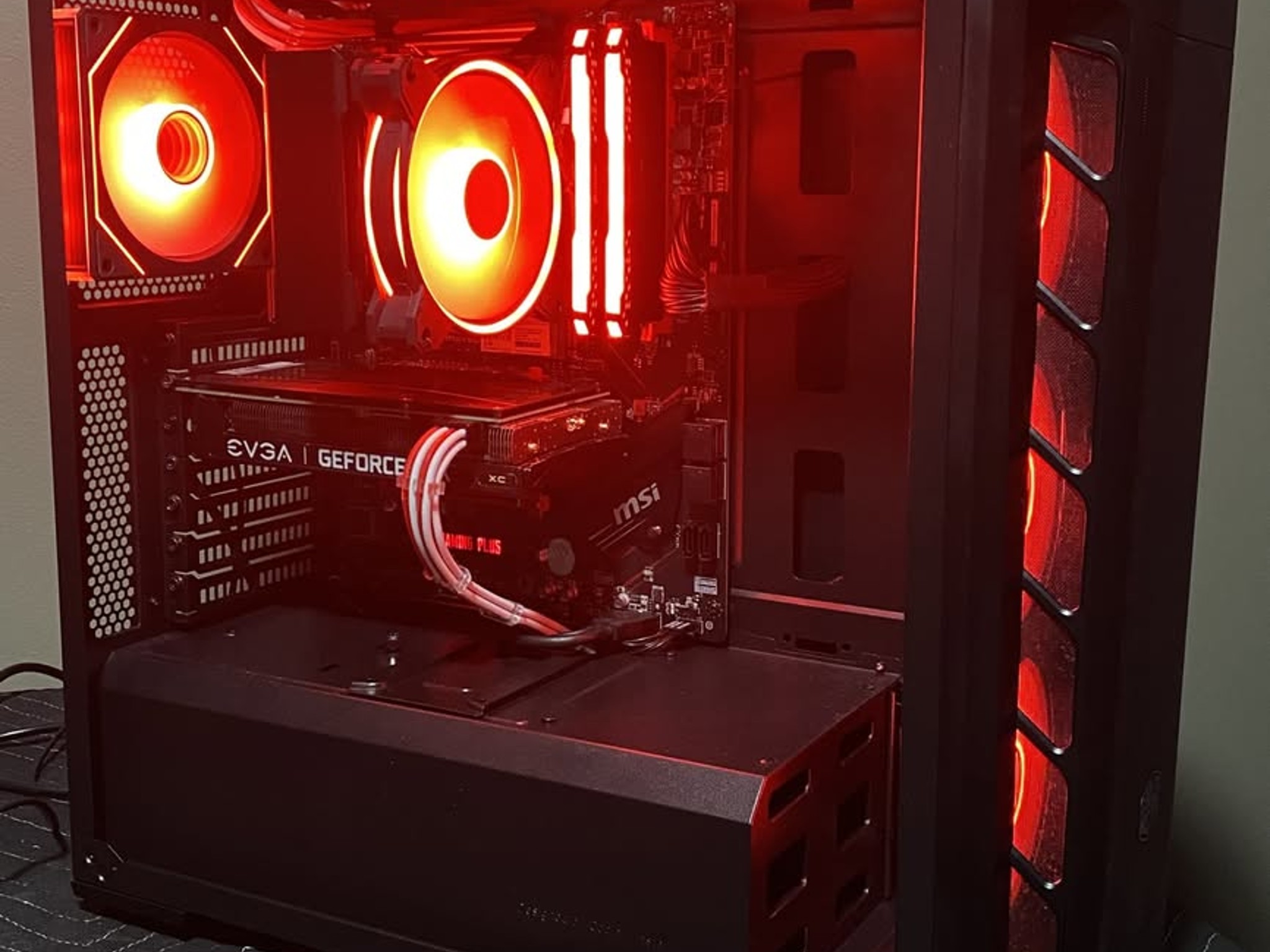 RGB AMD 3700X GeFORCE RTX 12gb 3060 1080/1440p Gaming PC.