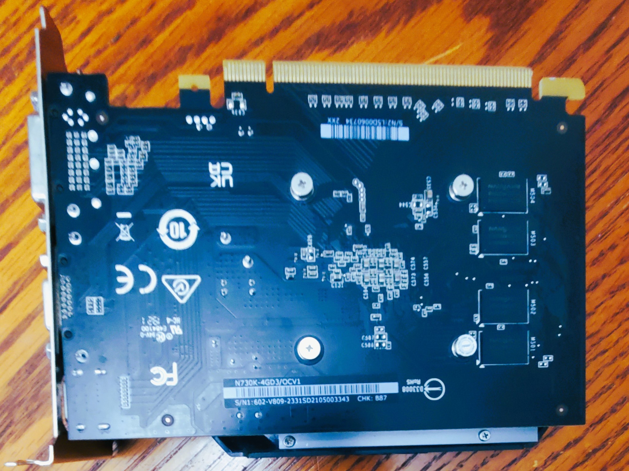 Pre-owned NVIDIA GeForce Graphics Card MSI Gaming N730K-4GD3/OCV1 4GB DDR3 64-Bit