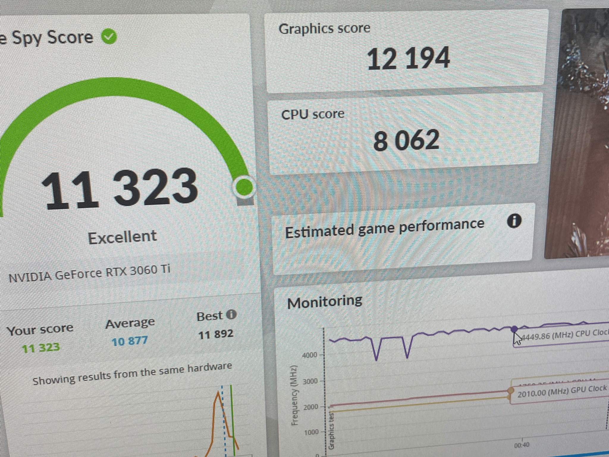 3060Ti FTW3, Ryzen 5600 PC