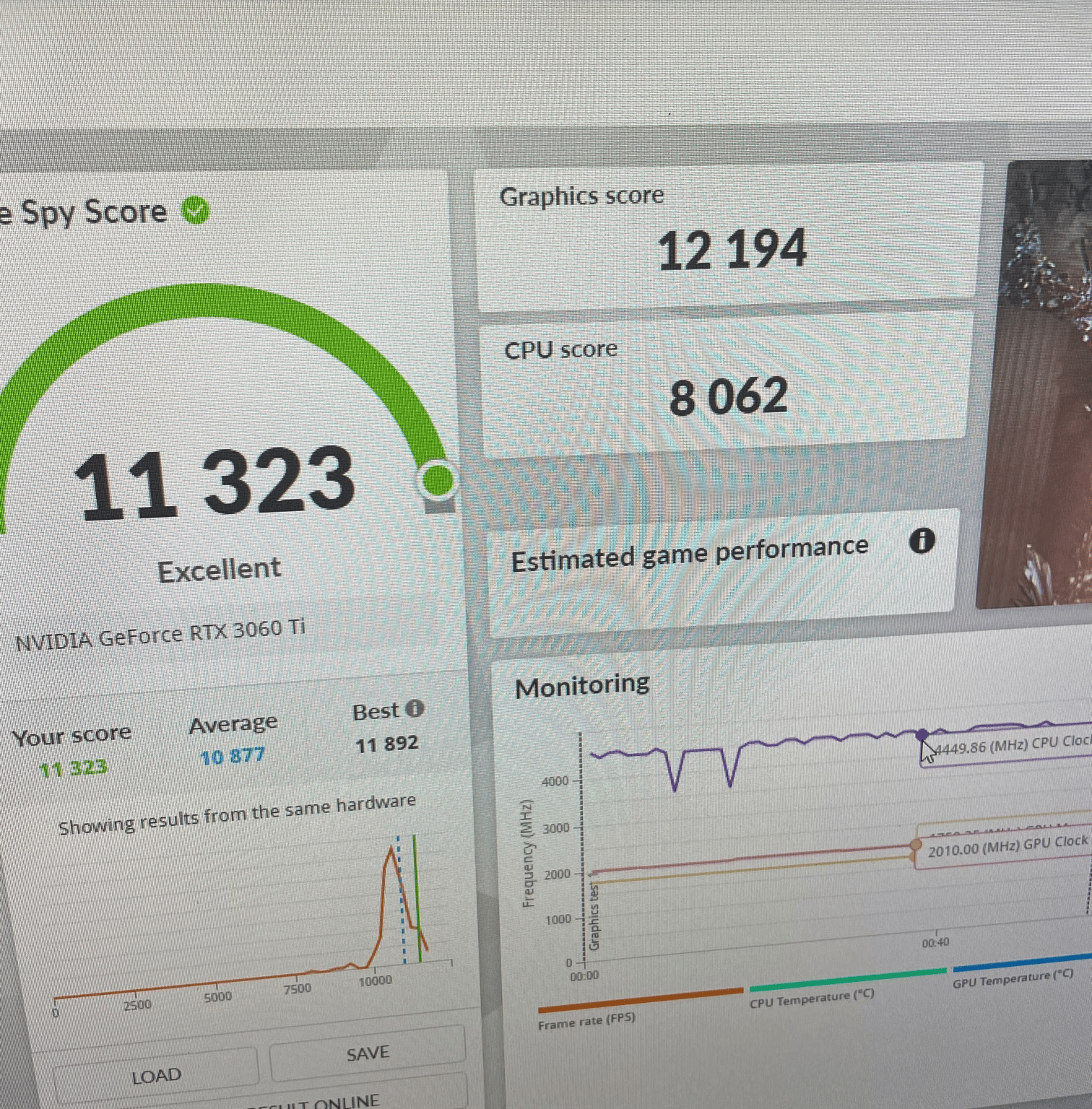 3060Ti FTW3, Ryzen 5600 PC