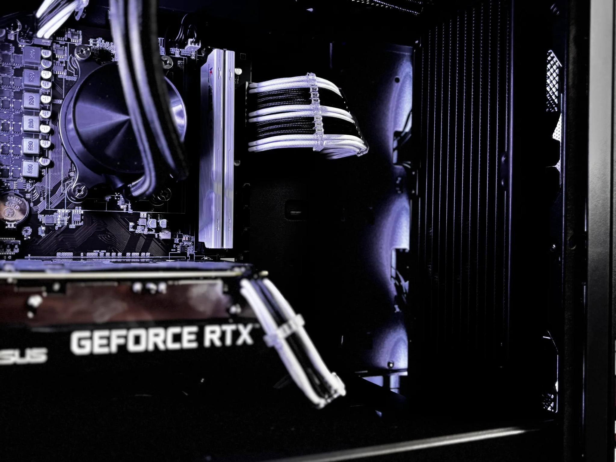 🐼 💧BLACK & WHITE LIQUID COOLED GAMING PC | 5600X + RTX 3060 12GB + 32GB RAM💧🐼