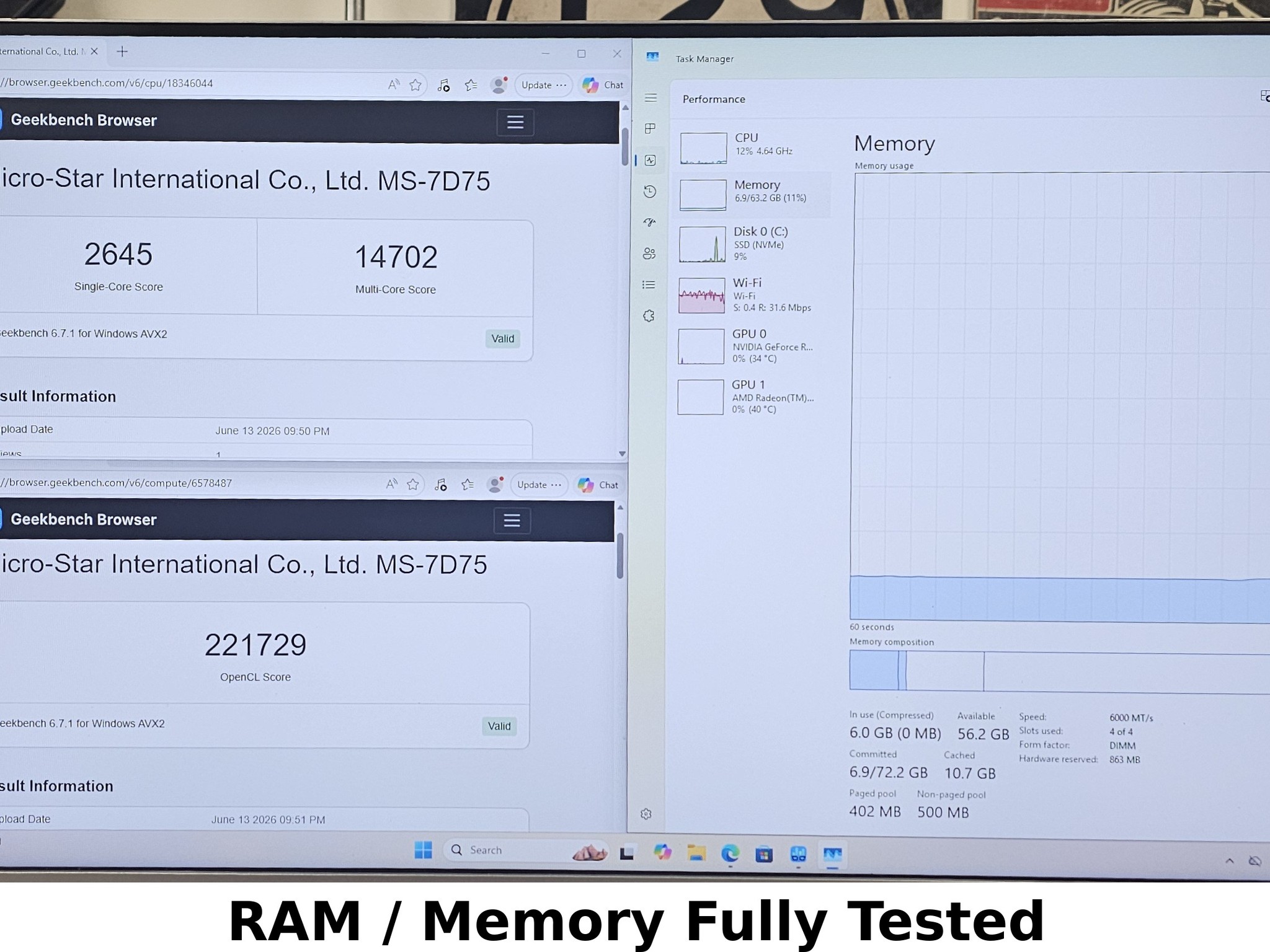 32GB DDR5 (2X16GB) 536 CL36 6000MT/s G.Skill RipJaws S5