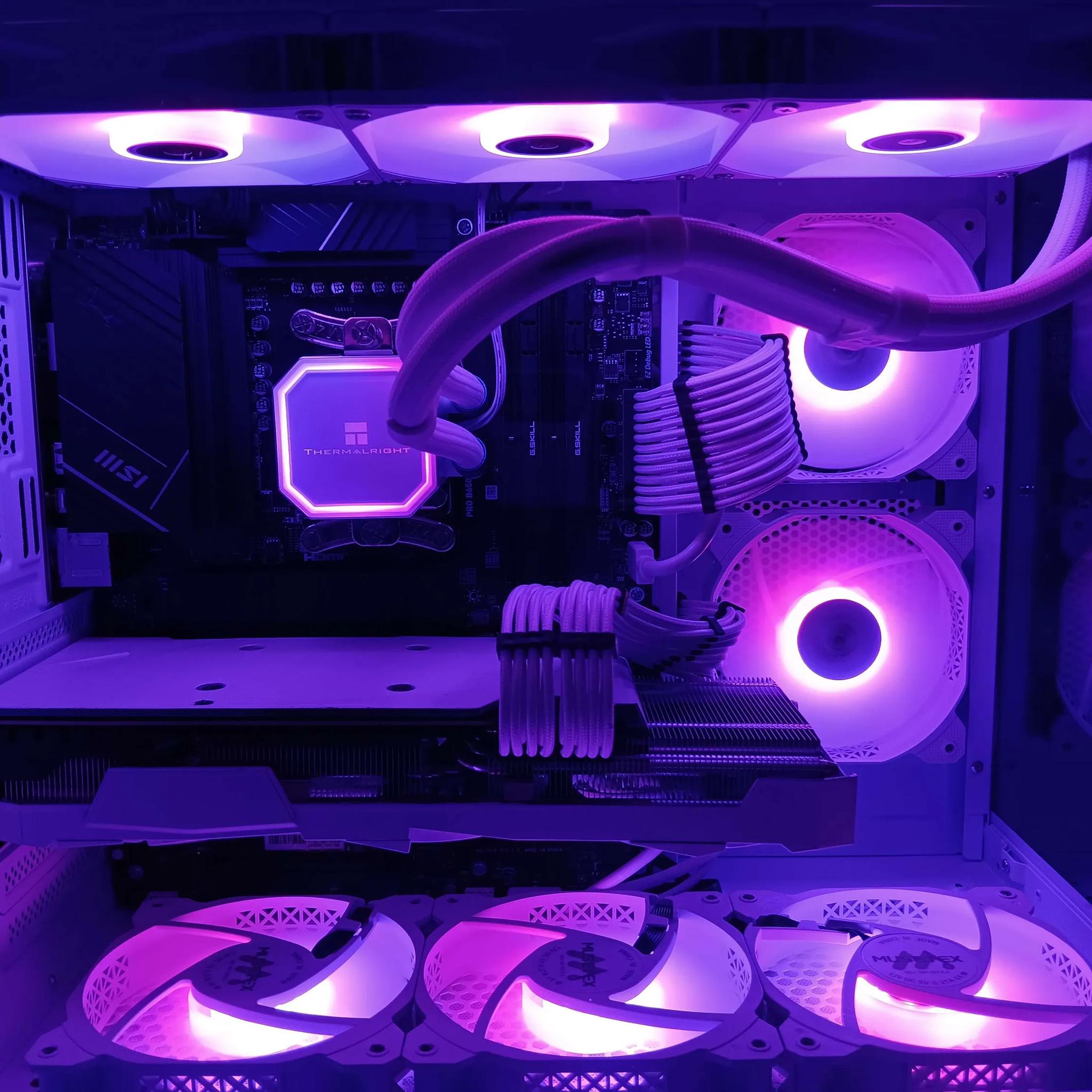 "Yin/Yang" RGB Gaming PC |Ryzen 5 7600x|360mm AIO|RTX 3070|B650-P|32GB DDR5|2TB SSD|WIFI WIN10