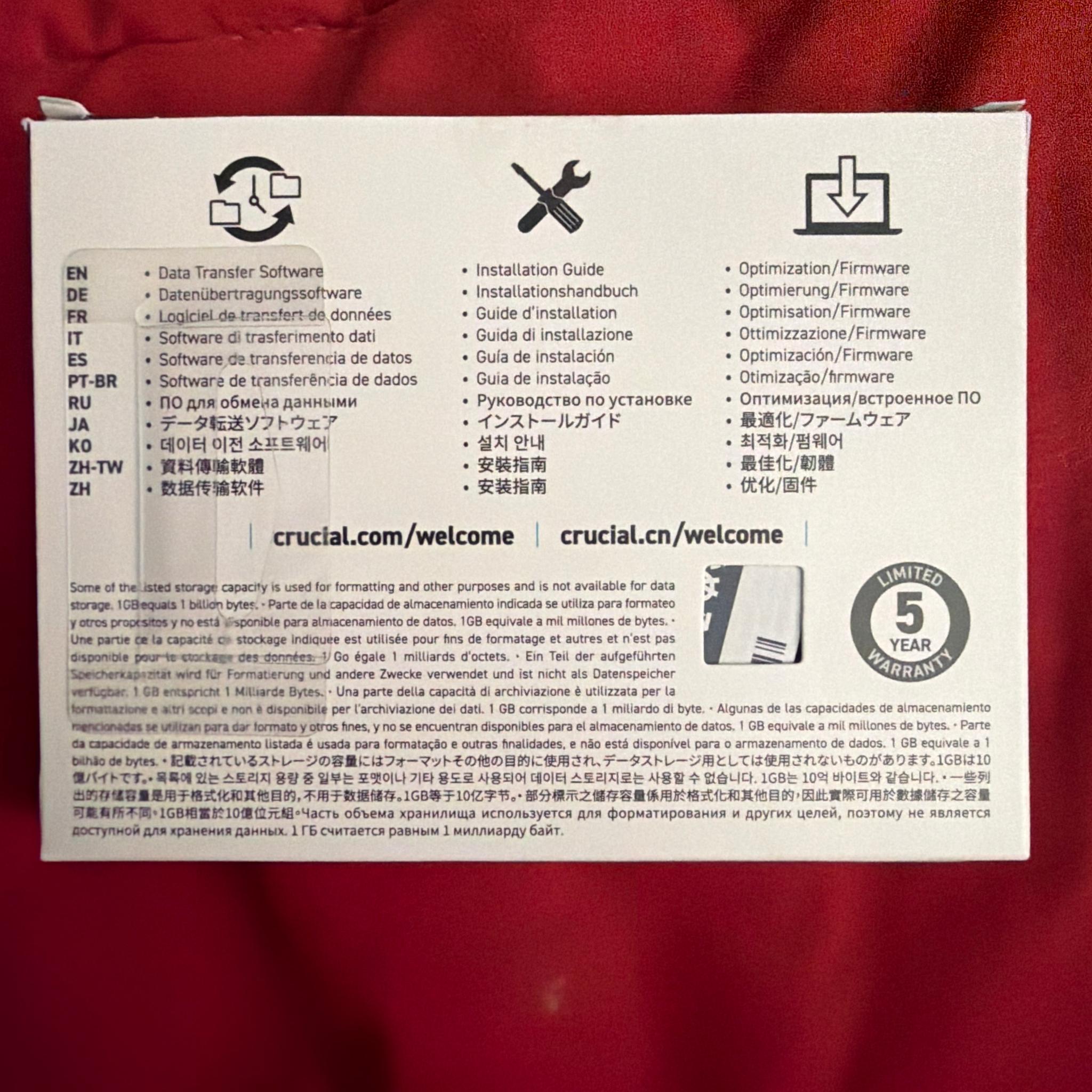 2TB Crucial P3 Plus Gen 4 SSD