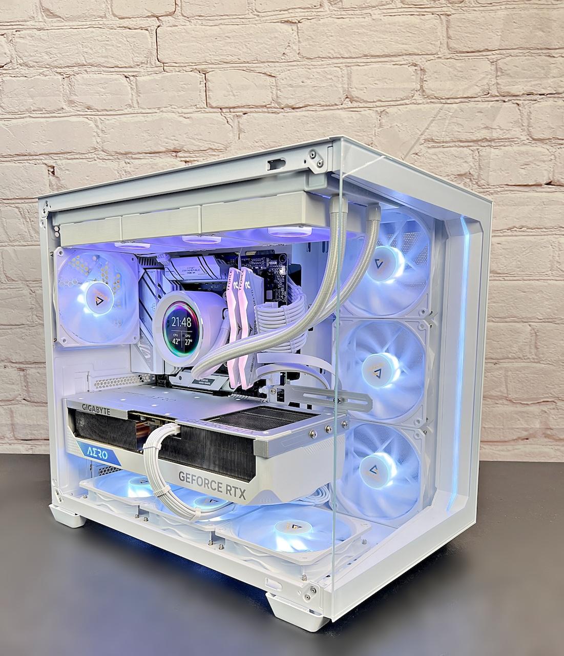 RTX 4080 Super Aero Ryzen 7 7800X3D 32GB DDR5 RAM 2TB M.2 Gaming PC