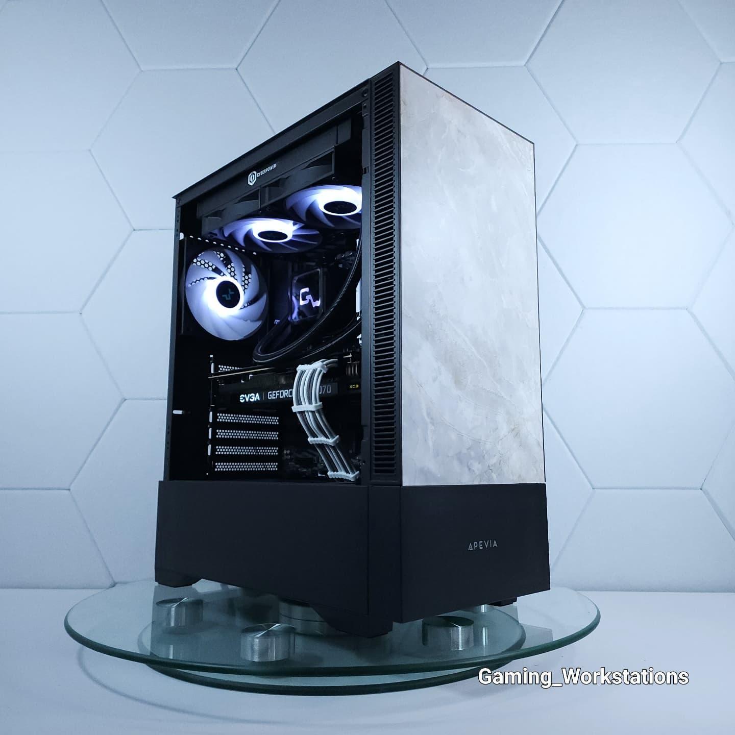 🤍 RTX 3070 Ryzen 7 5700 ● 1080p/1440p Gaming Computer