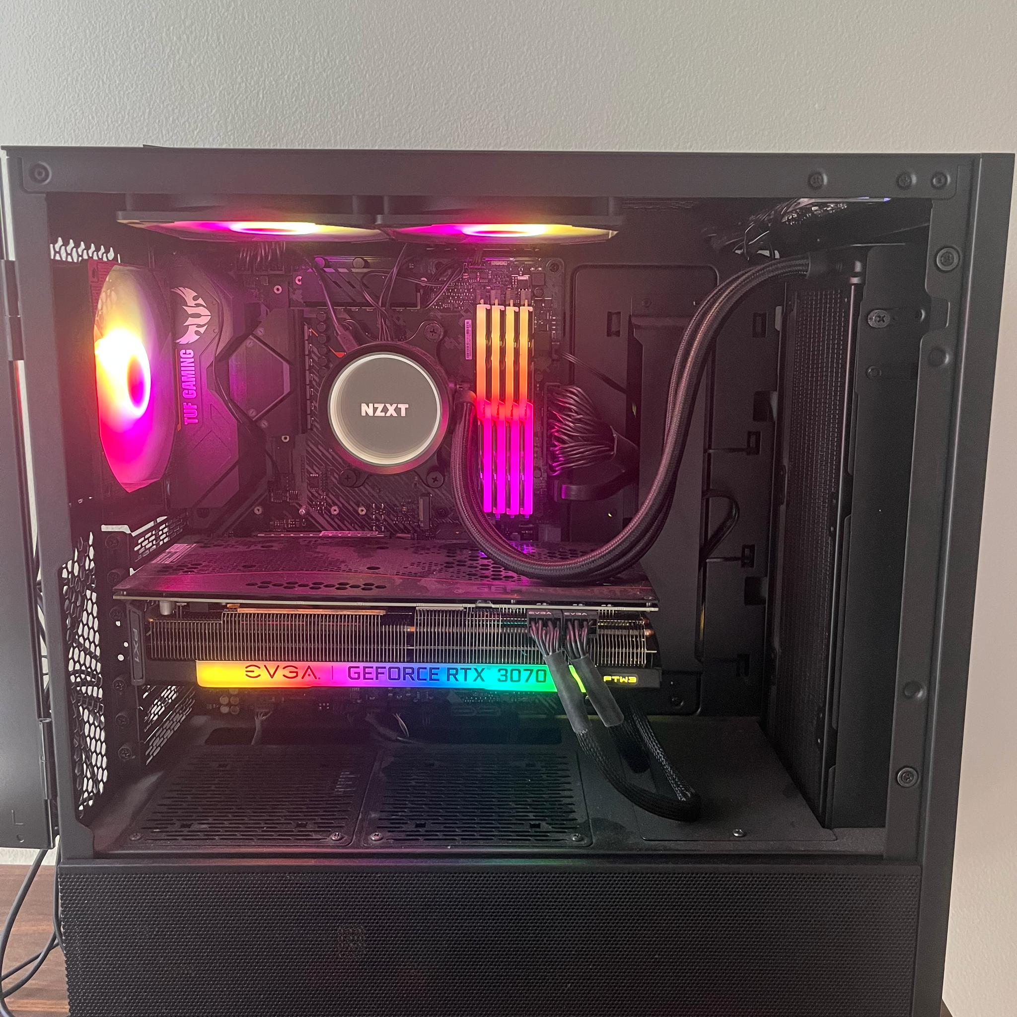 High-End Custom Built Gaming PC - AMD Ryzen 9 5900X, RTX 3070, 64GB RAM, 6.5TB Storage