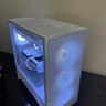 ❄️🌟ALL NEW! AM5 White PC / RX 9060 XT/ Ryzen 7 7700x/ 32GB DDR5/ 1TB gen4.🌟❄️