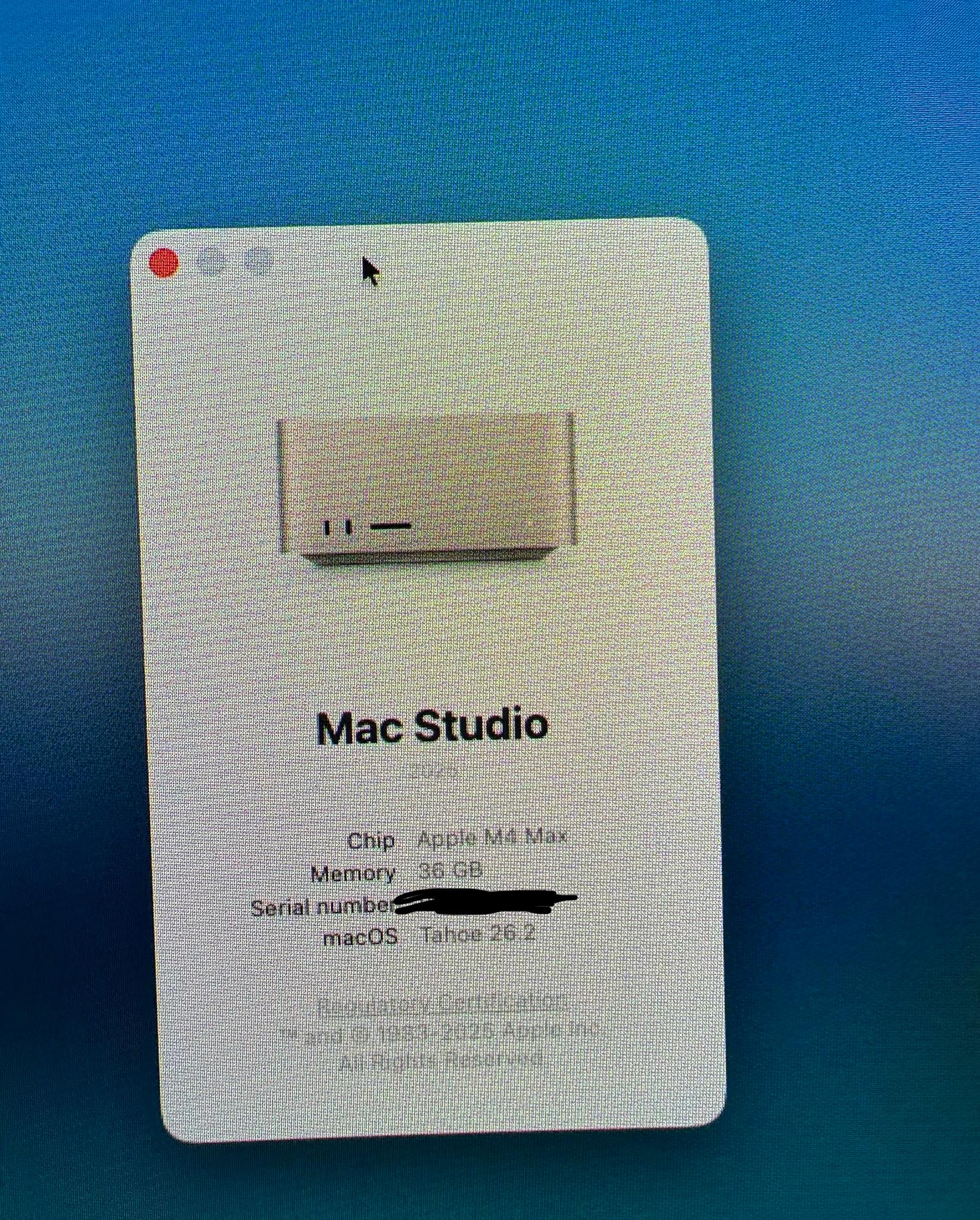 Mac Studio M4 Pro Max