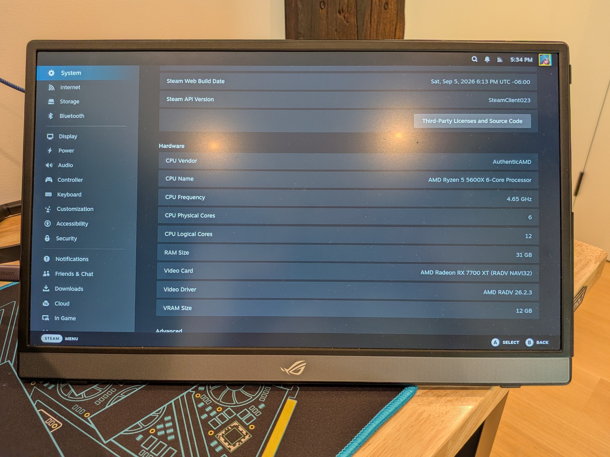 1440p Dream Machine - RX 7700 XT, Ryzen 5 5600X, 32 GB DDR4 RAM, 1TB SSD, SteamOS